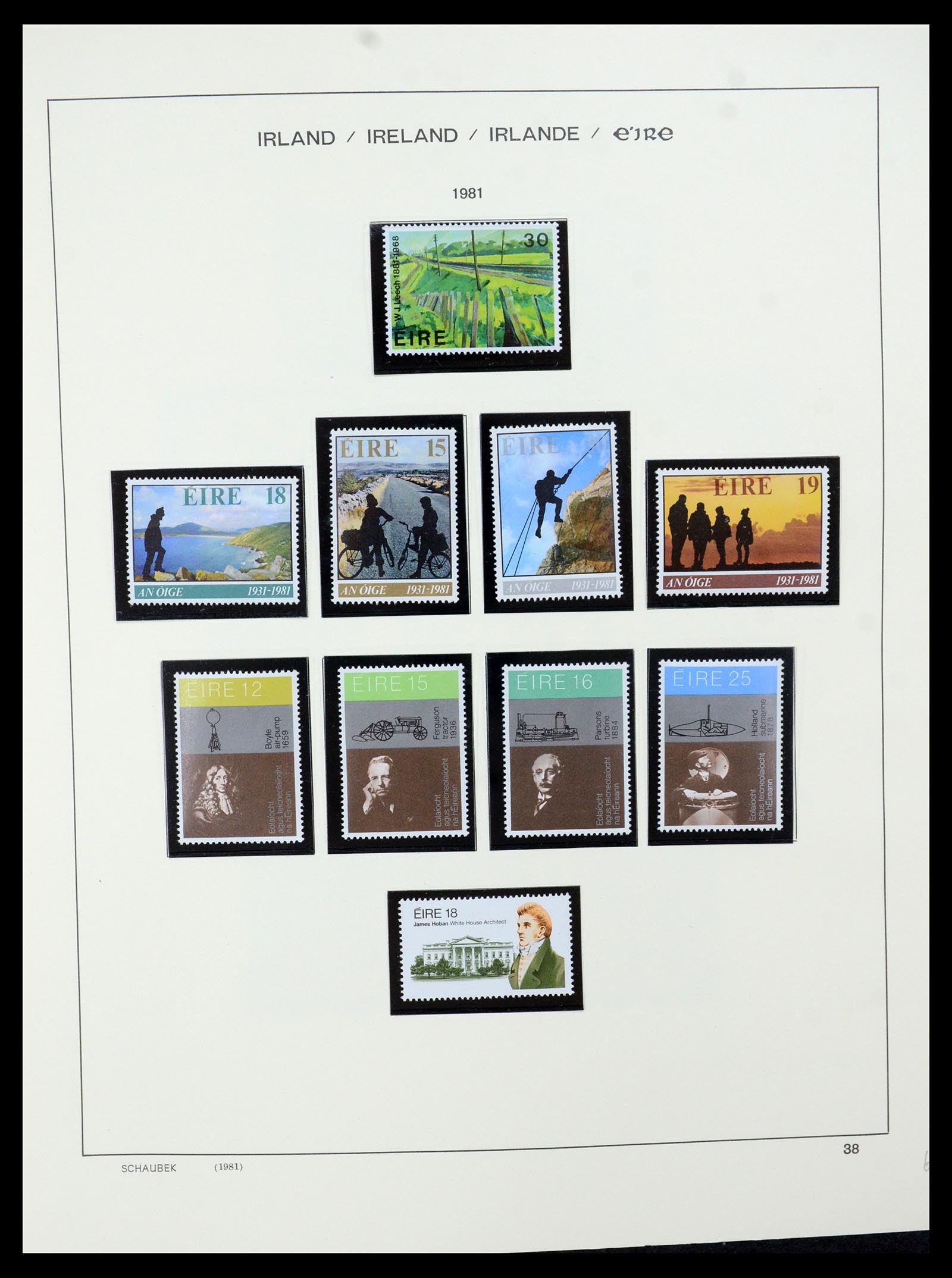 35607 050 - Postzegelverzameling 35607 Ierland 1922-1991.
