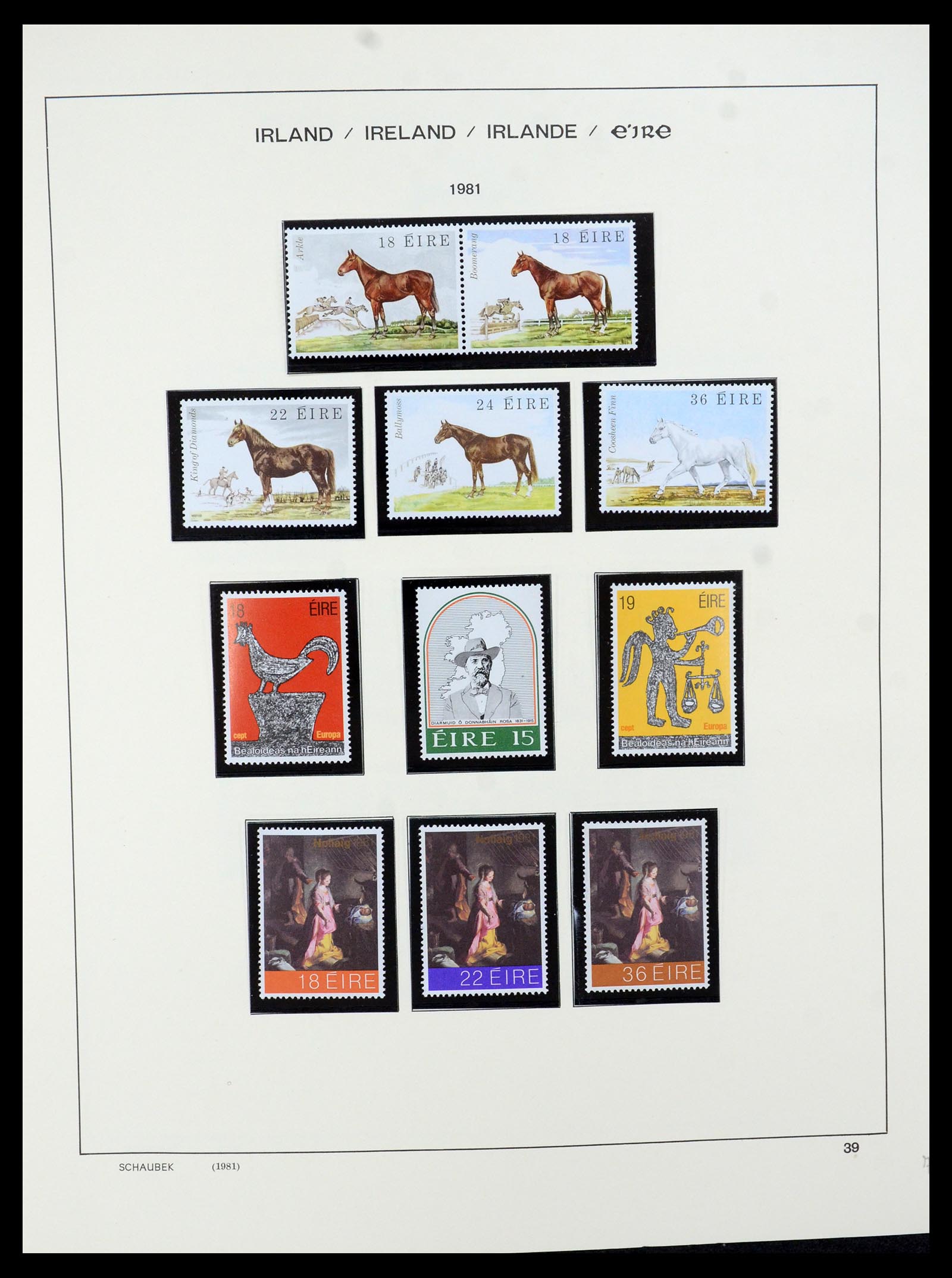 35607 051 - Postzegelverzameling 35607 Ierland 1922-1991.