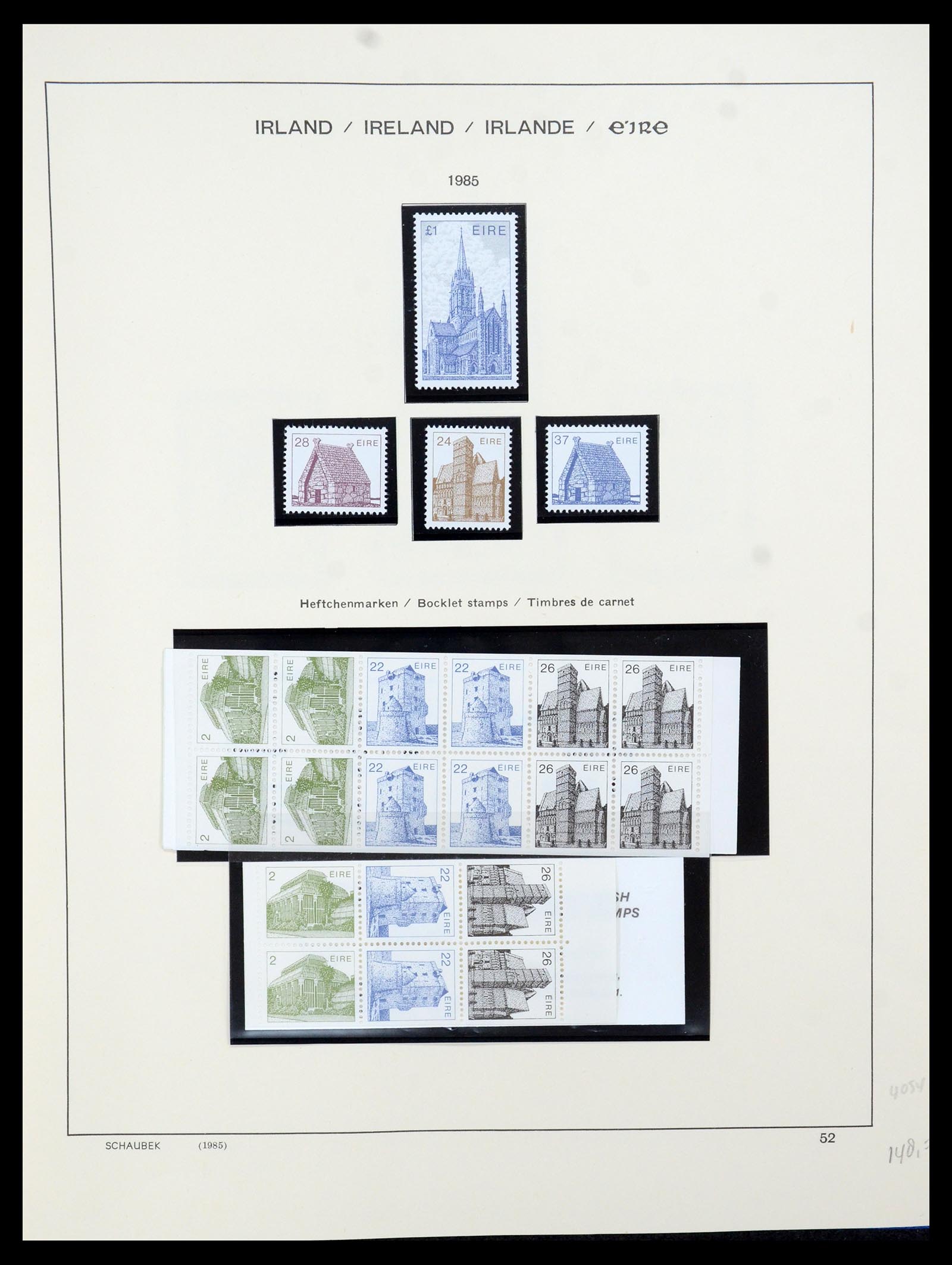 35607 066 - Postzegelverzameling 35607 Ierland 1922-1991.