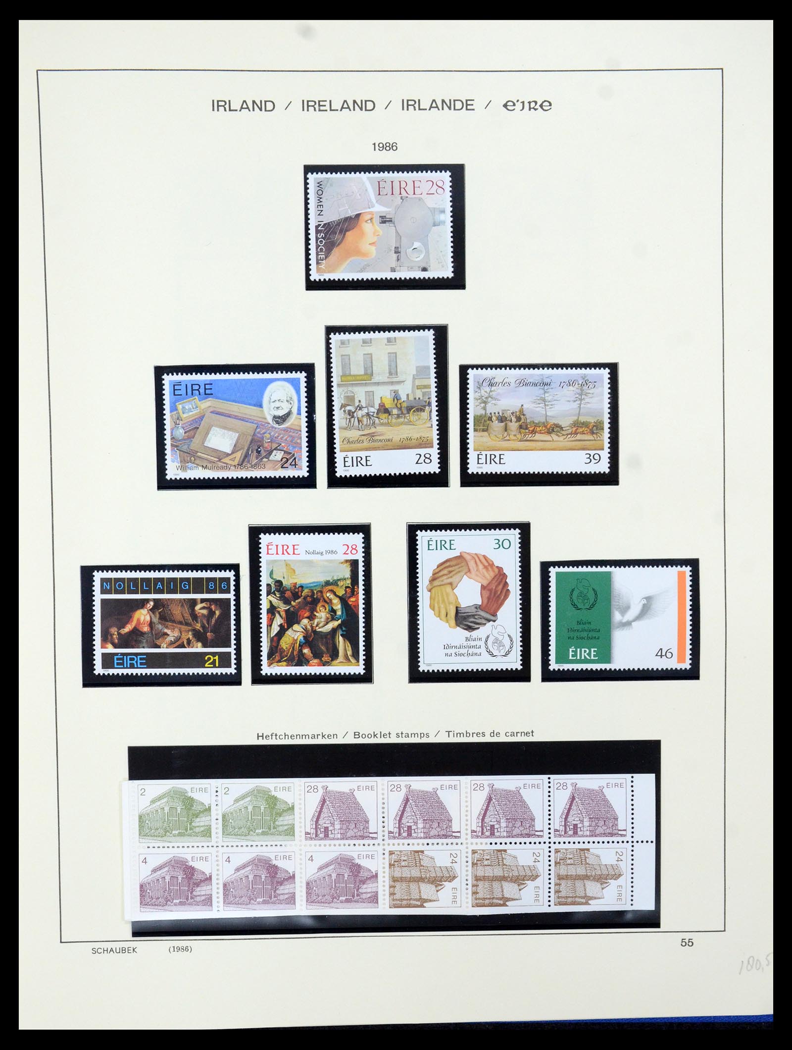 35607 070 - Postzegelverzameling 35607 Ierland 1922-1991.
