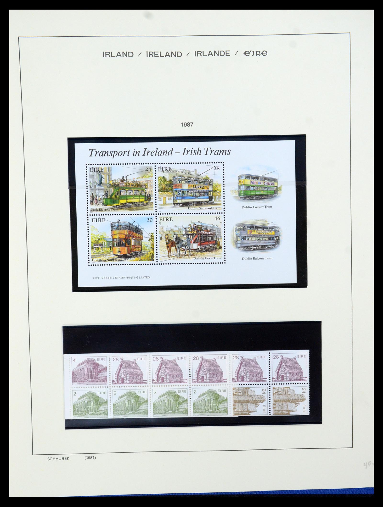 35607 077 - Postzegelverzameling 35607 Ierland 1922-1991.