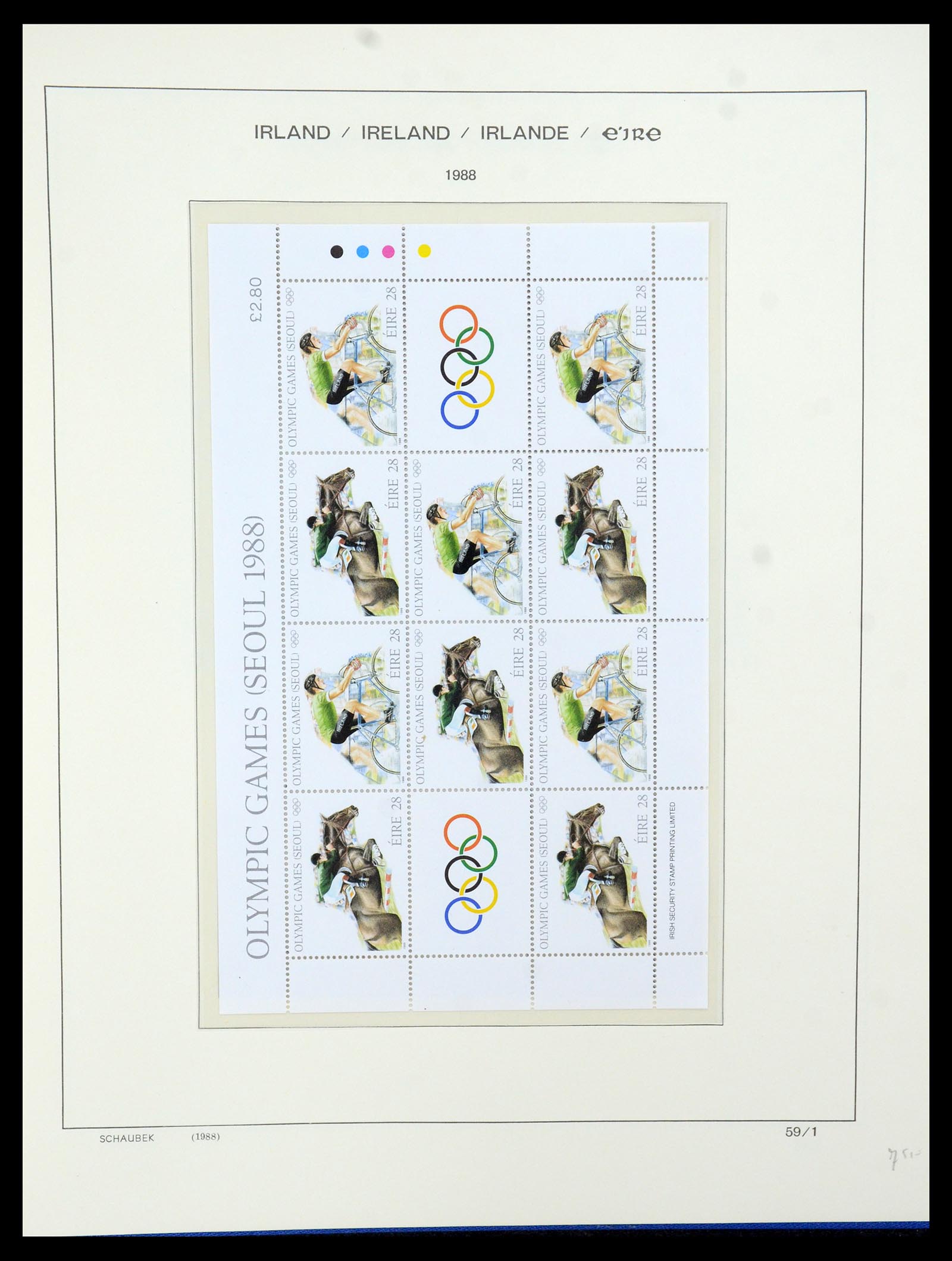 35607 079 - Postzegelverzameling 35607 Ierland 1922-1991.