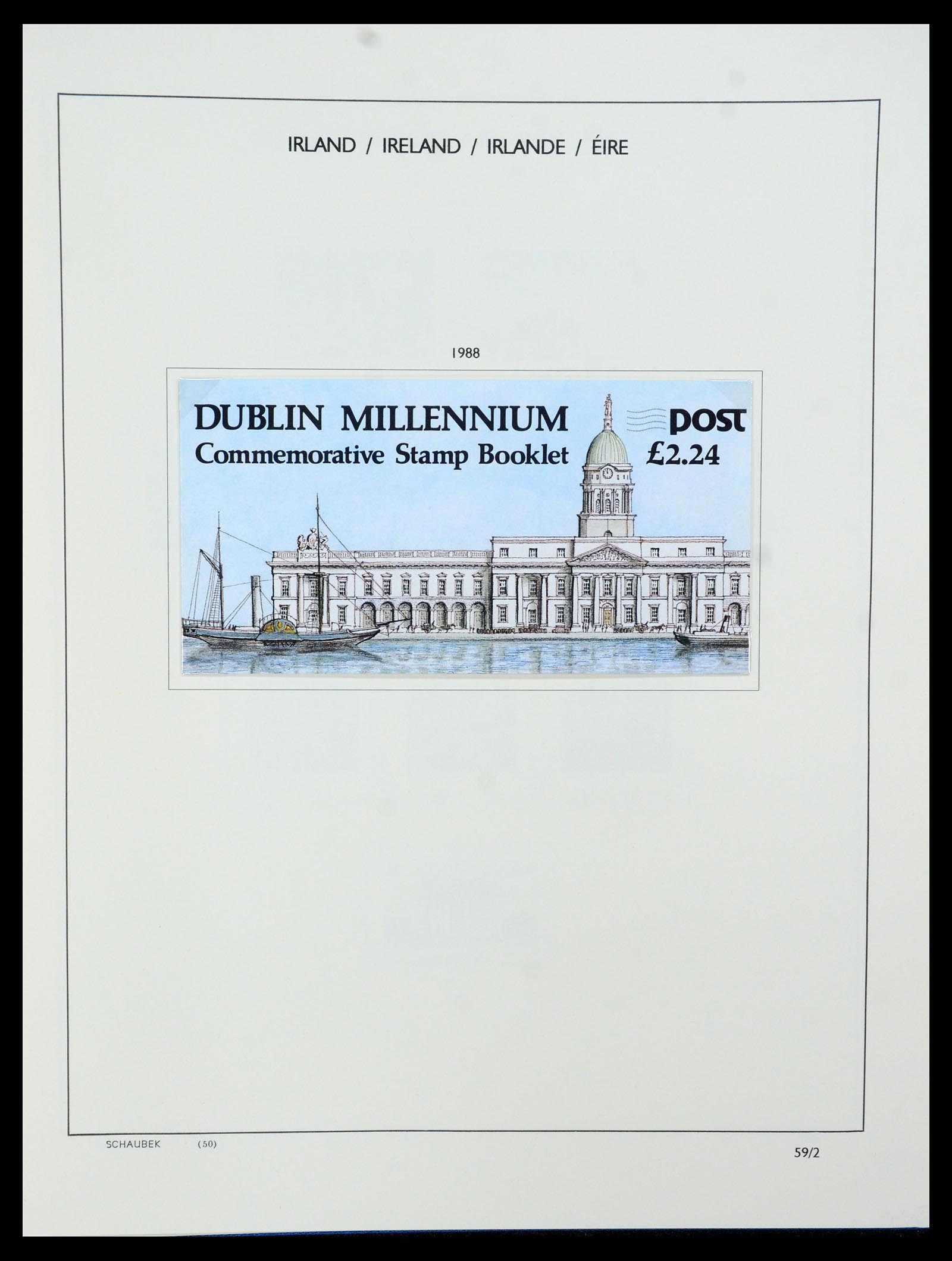 35607 080 - Postzegelverzameling 35607 Ierland 1922-1991.