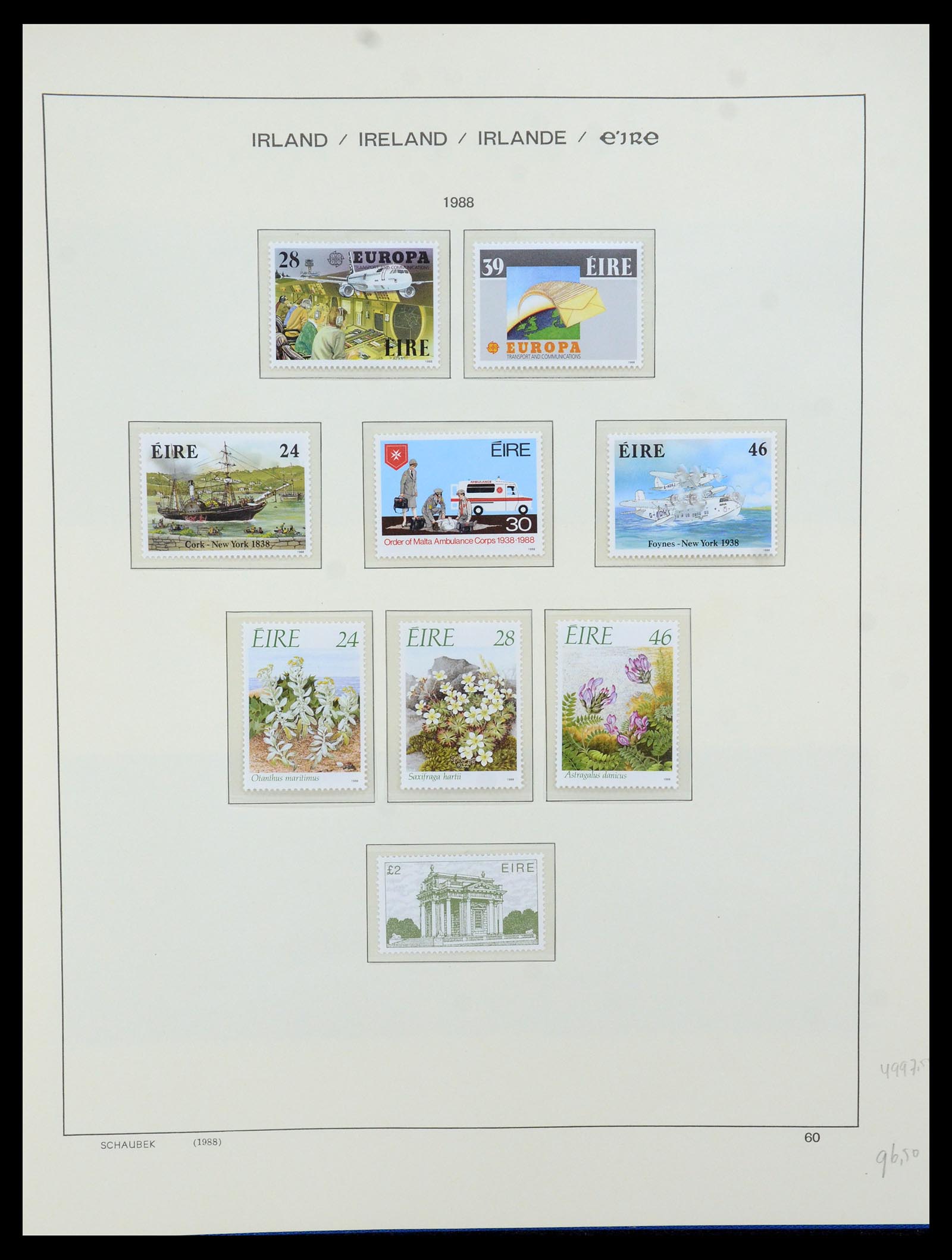 35607 081 - Postzegelverzameling 35607 Ierland 1922-1991.