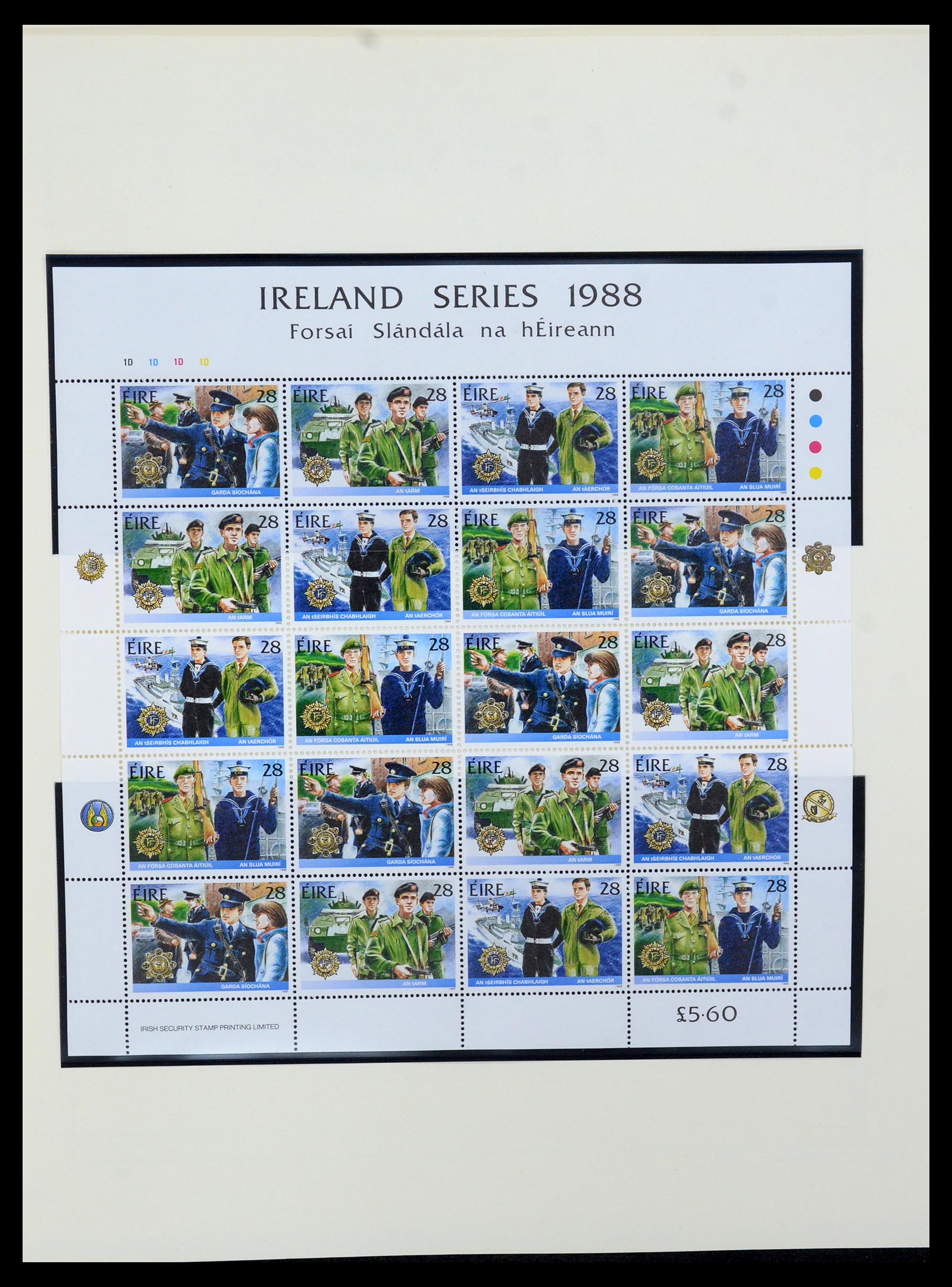 35607 082 - Postzegelverzameling 35607 Ierland 1922-1991.