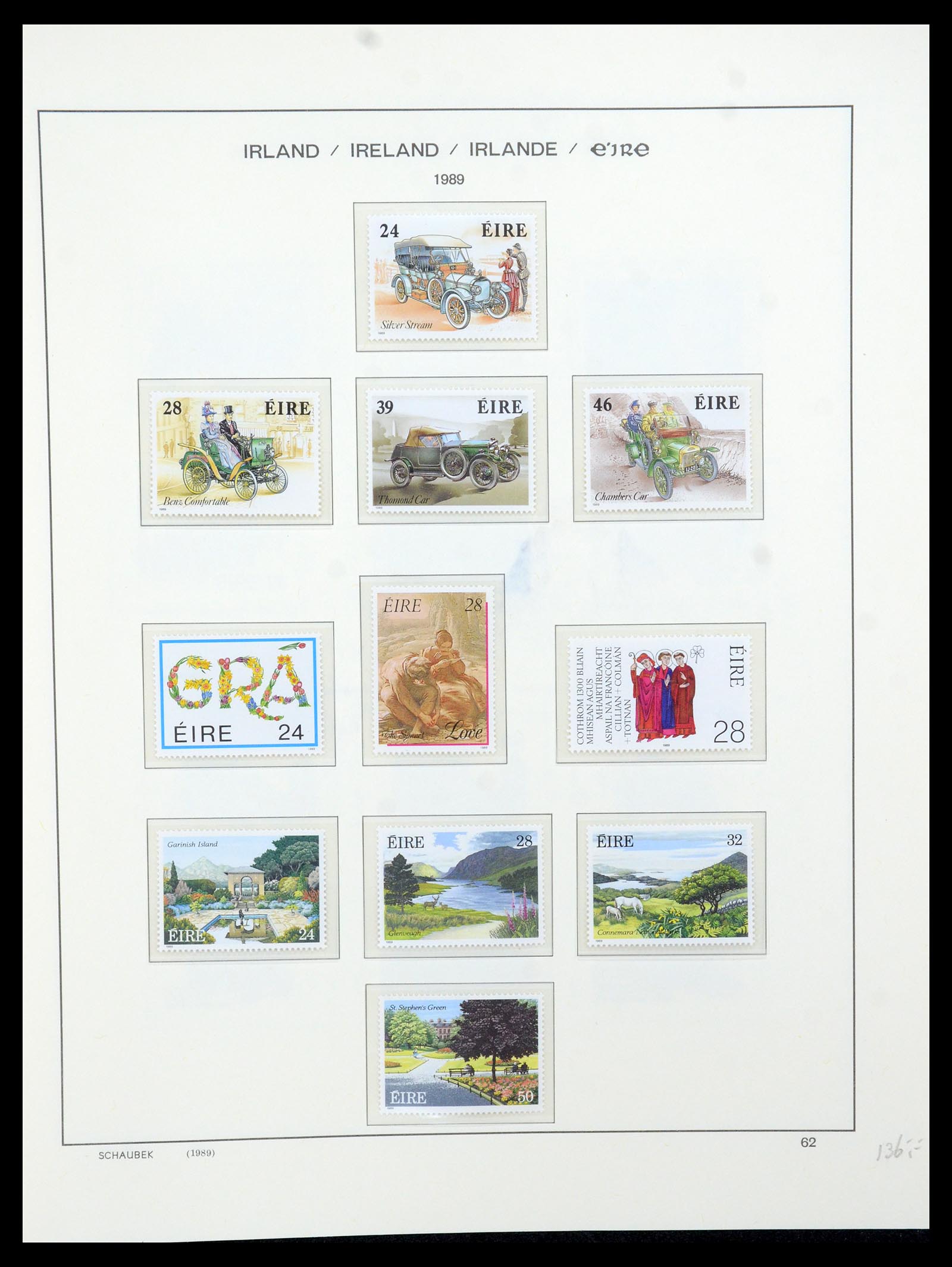 35607 085 - Postzegelverzameling 35607 Ierland 1922-1991.