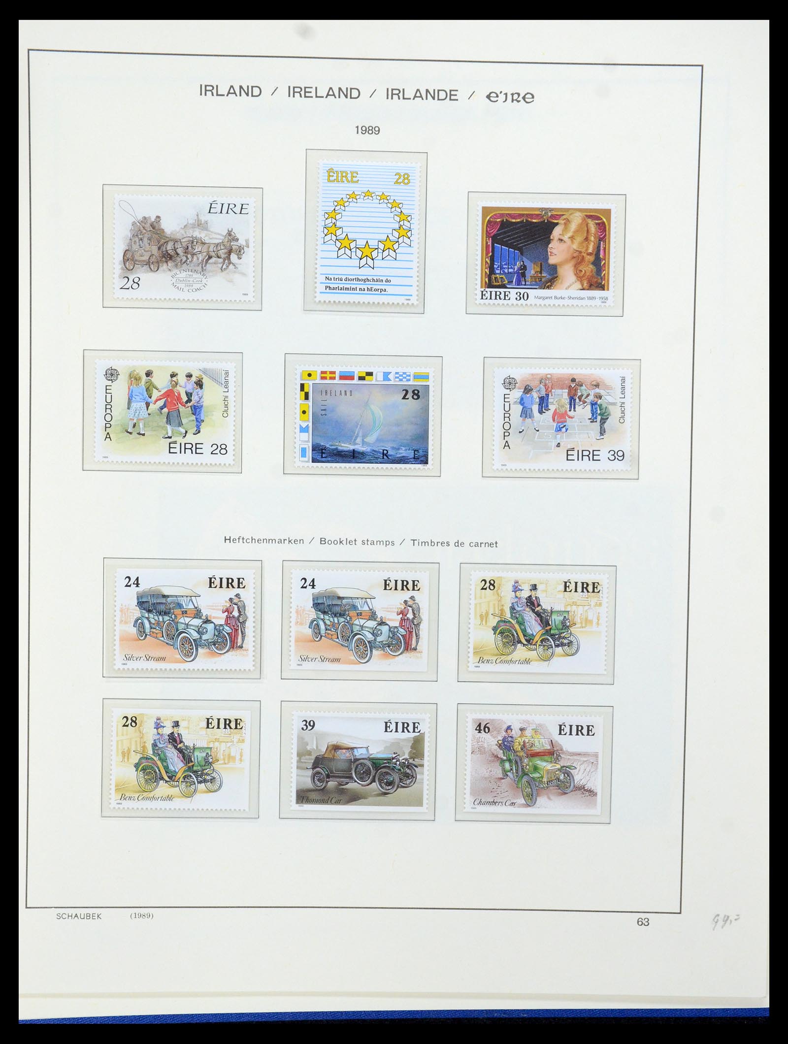 35607 086 - Postzegelverzameling 35607 Ierland 1922-1991.