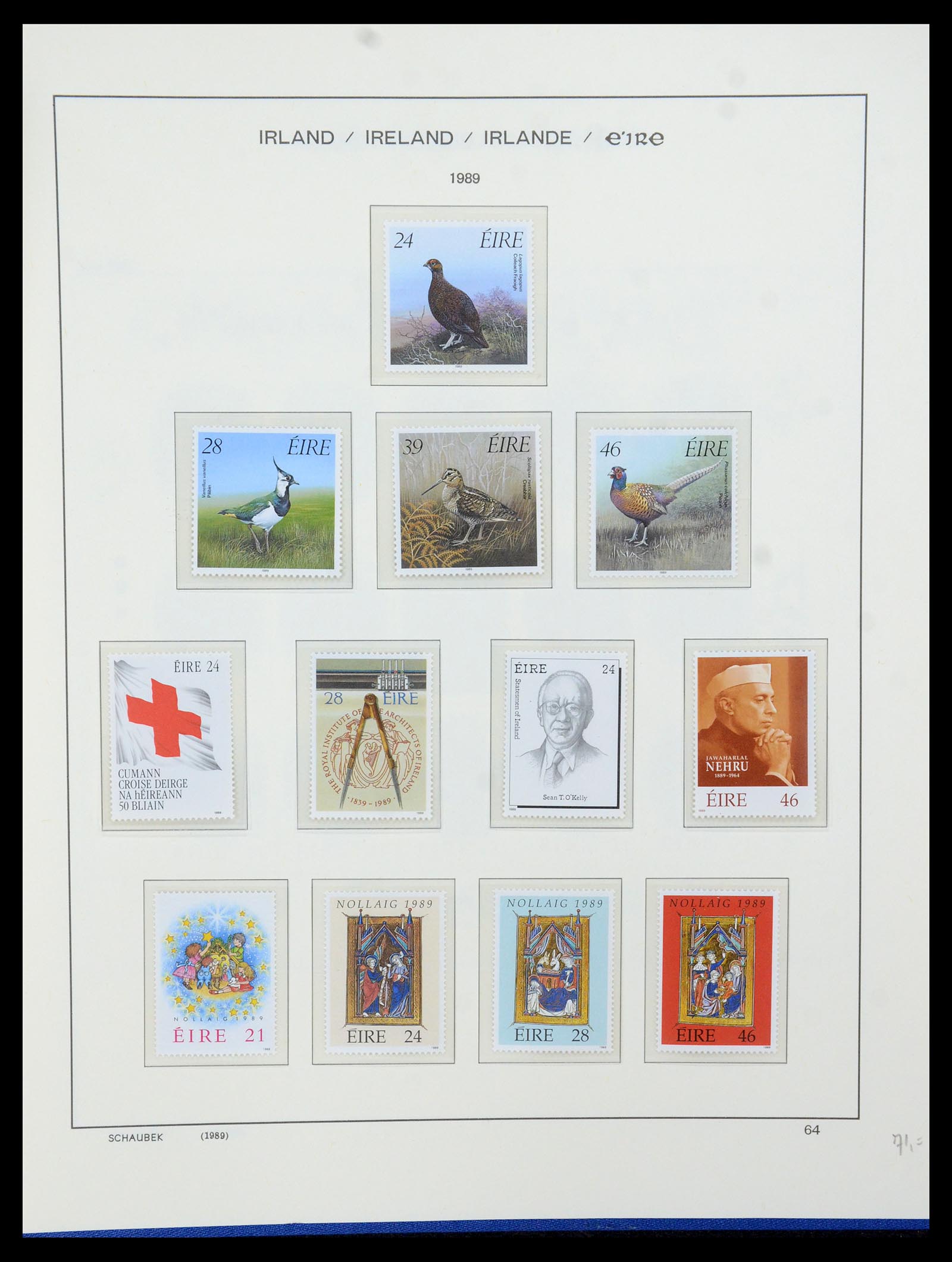 35607 088 - Postzegelverzameling 35607 Ierland 1922-1991.