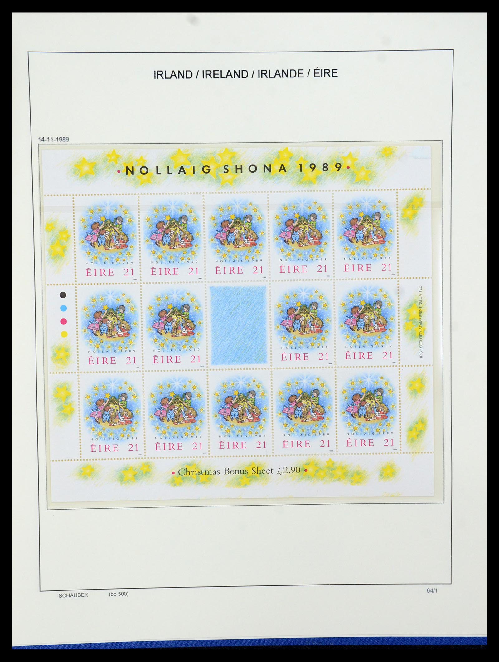 35607 089 - Postzegelverzameling 35607 Ierland 1922-1991.