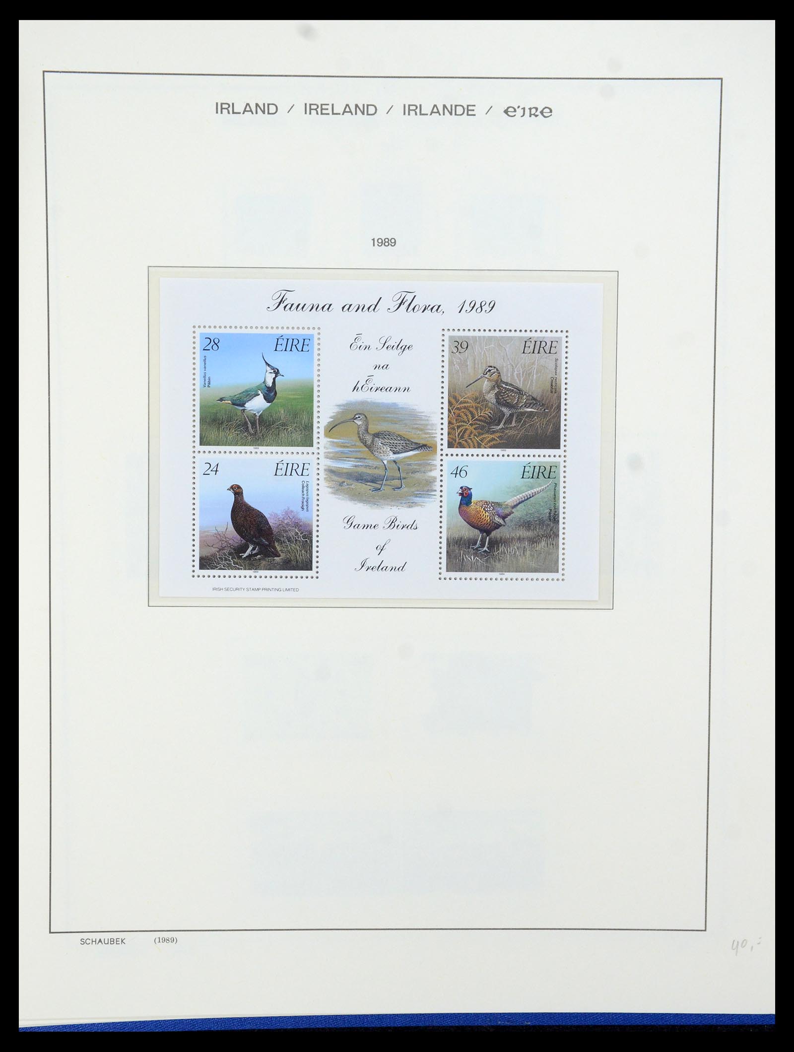 35607 090 - Postzegelverzameling 35607 Ierland 1922-1991.