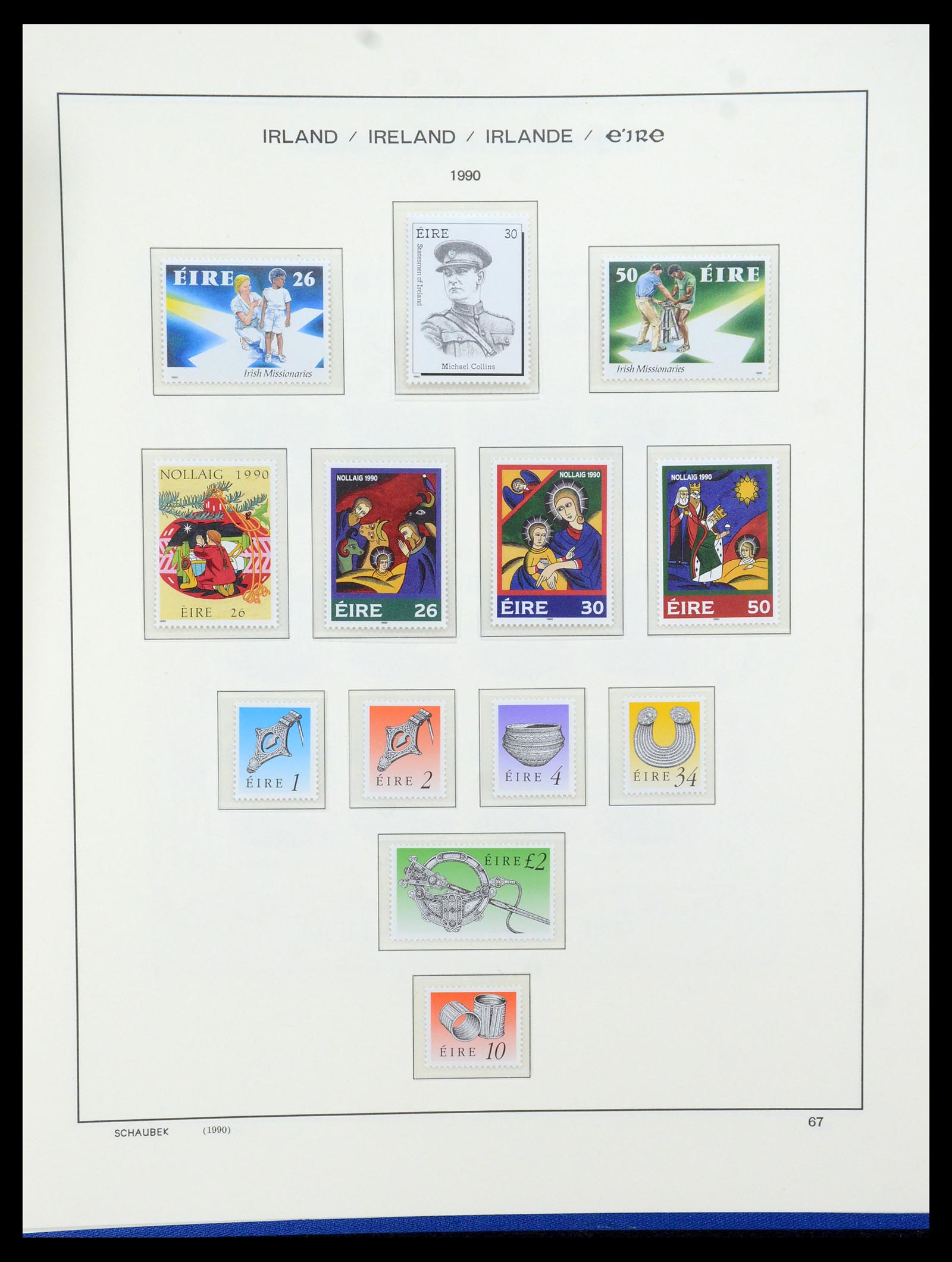 35607 094 - Postzegelverzameling 35607 Ierland 1922-1991.