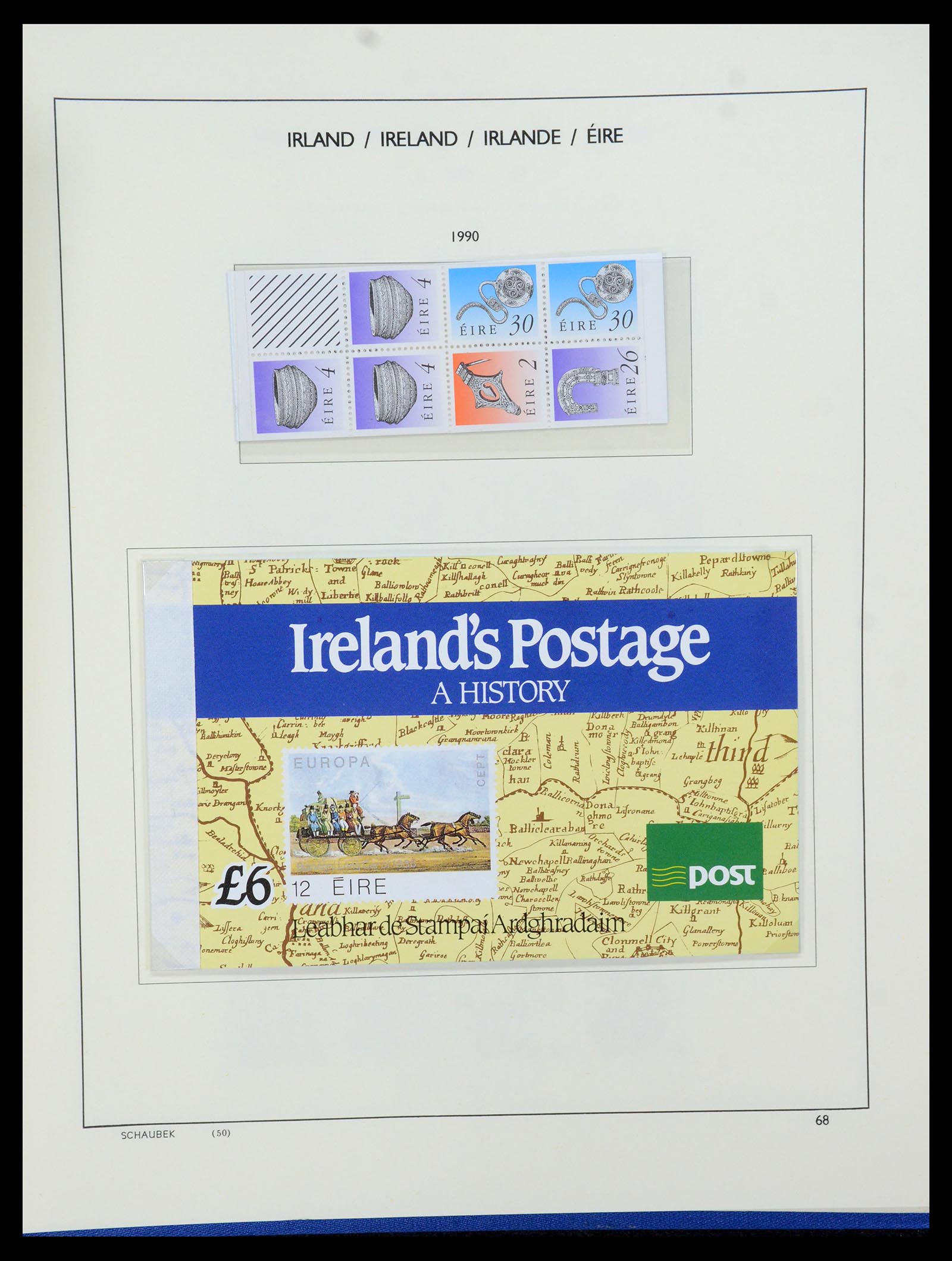 35607 096 - Postzegelverzameling 35607 Ierland 1922-1991.