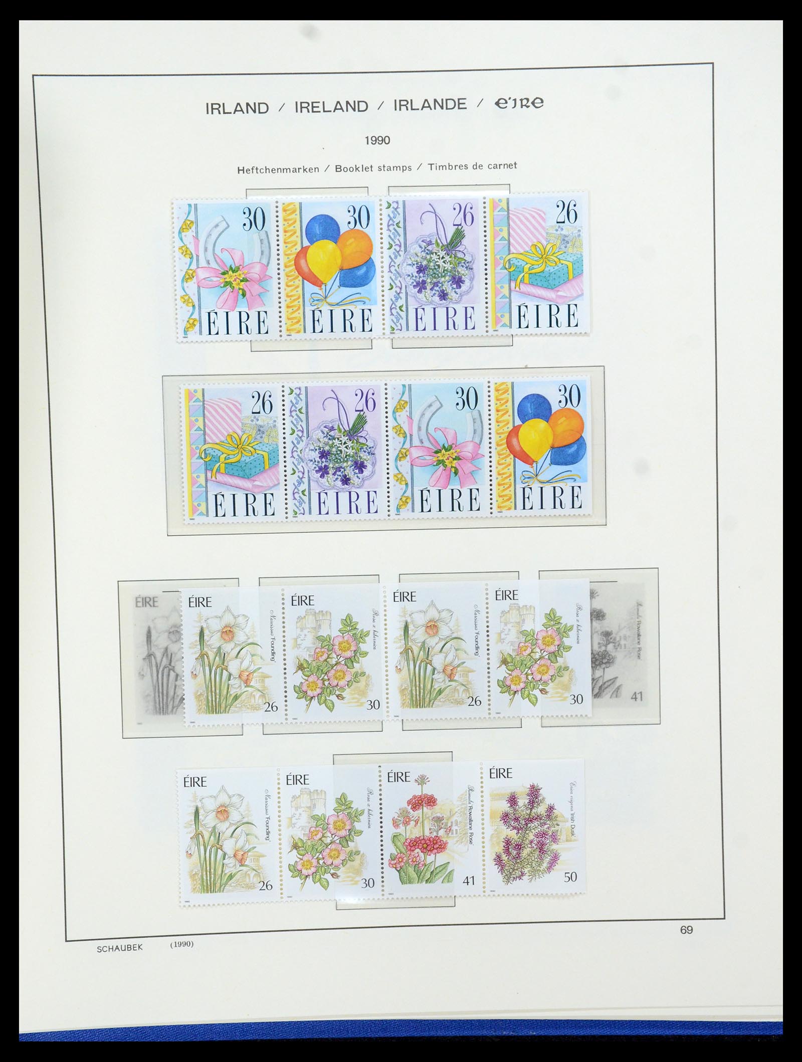 35607 097 - Postzegelverzameling 35607 Ierland 1922-1991.