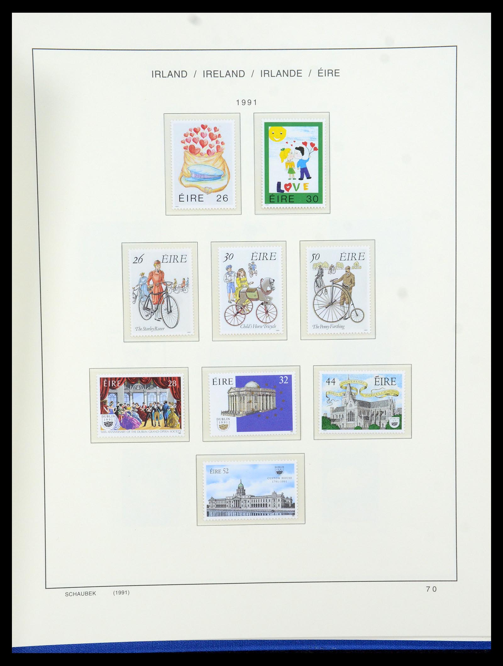35607 099 - Postzegelverzameling 35607 Ierland 1922-1991.