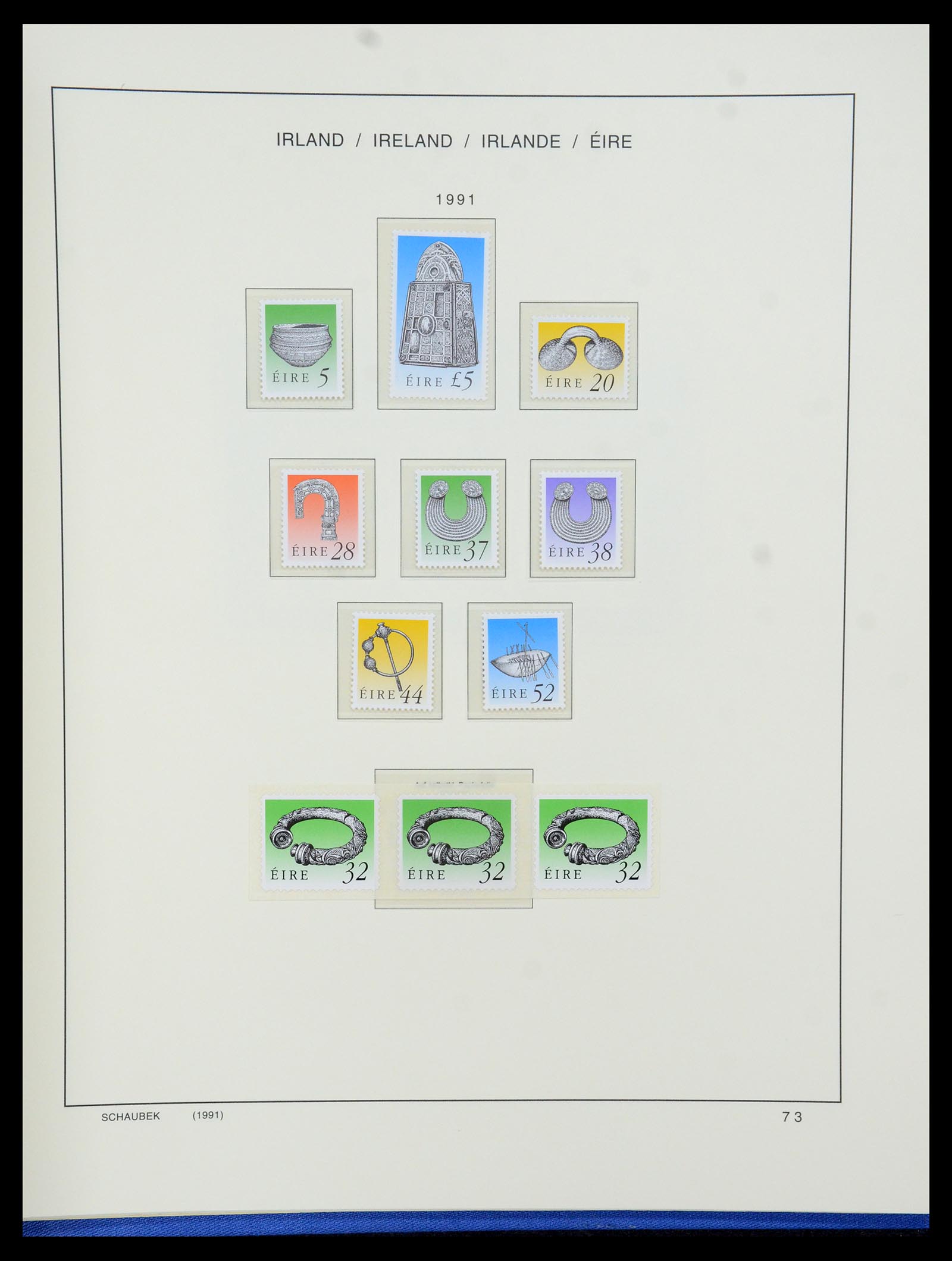 35607 104 - Postzegelverzameling 35607 Ierland 1922-1991.