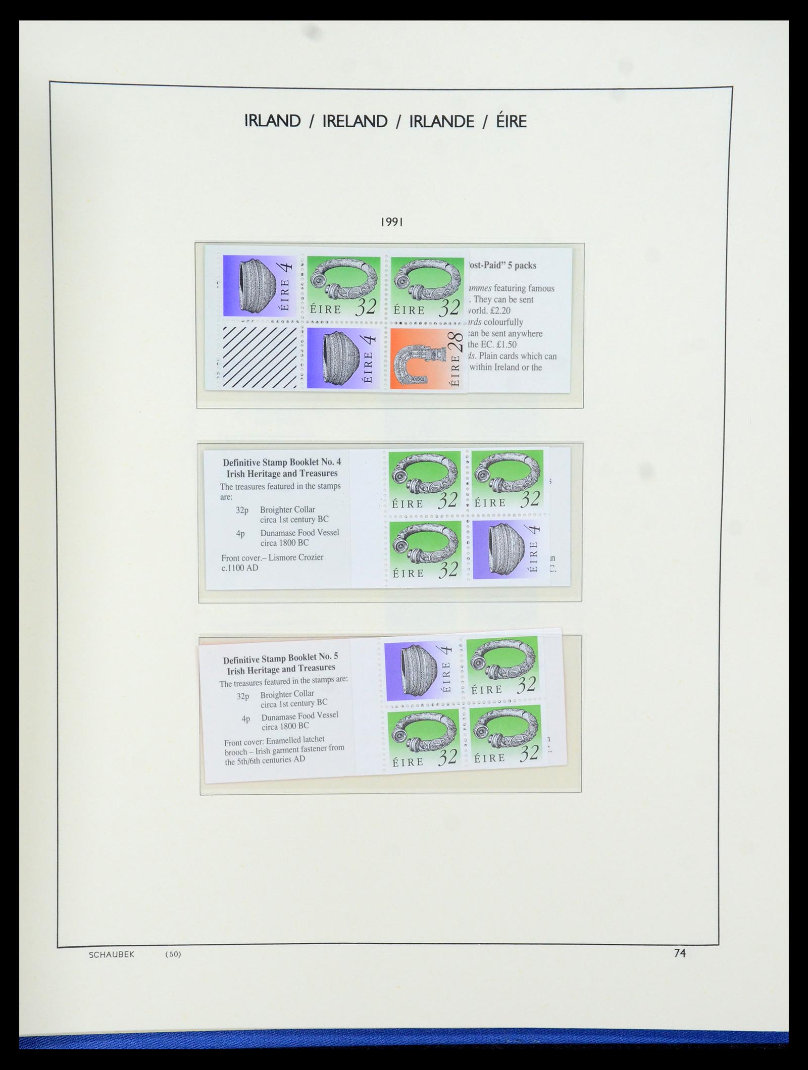 35607 106 - Postzegelverzameling 35607 Ierland 1922-1991.