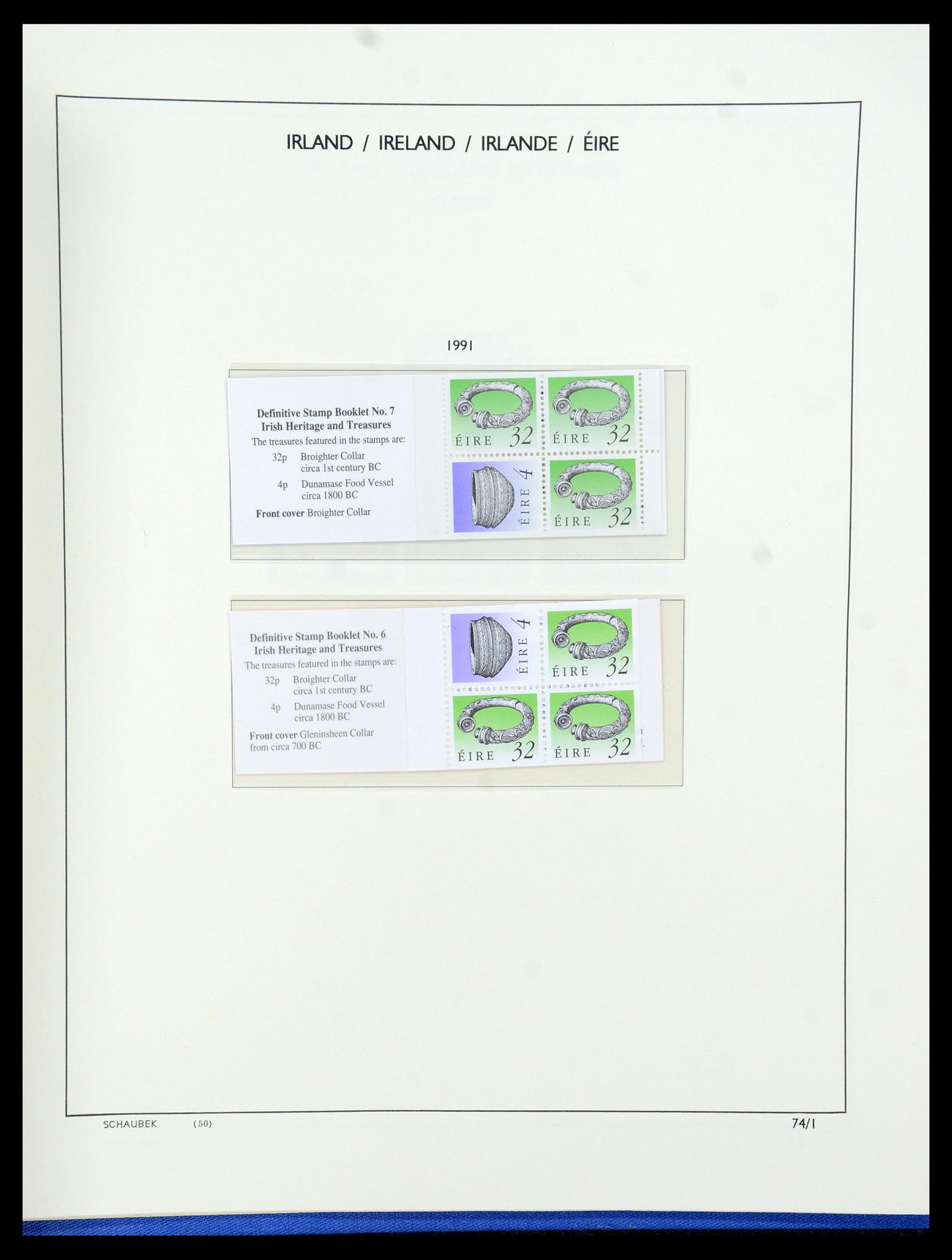 35607 107 - Postzegelverzameling 35607 Ierland 1922-1991.