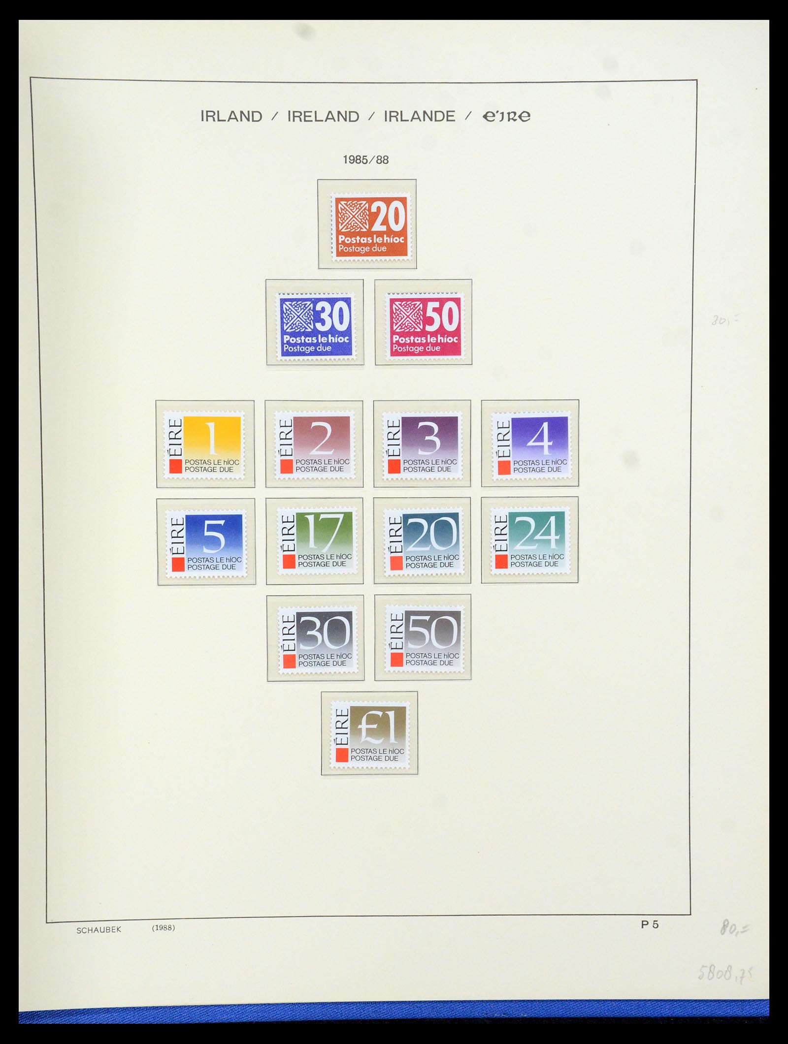 35607 113 - Postzegelverzameling 35607 Ierland 1922-1991.