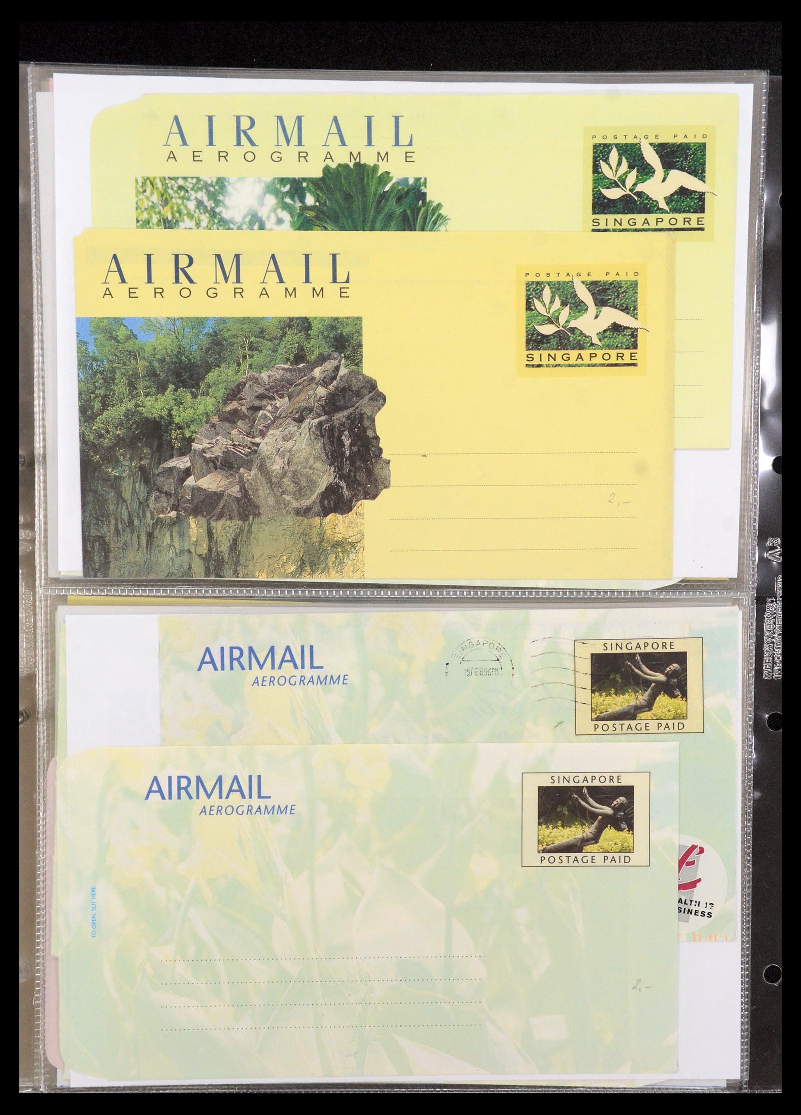35608 012 - Postzegelverzameling 35608 Luchtpost brieven.