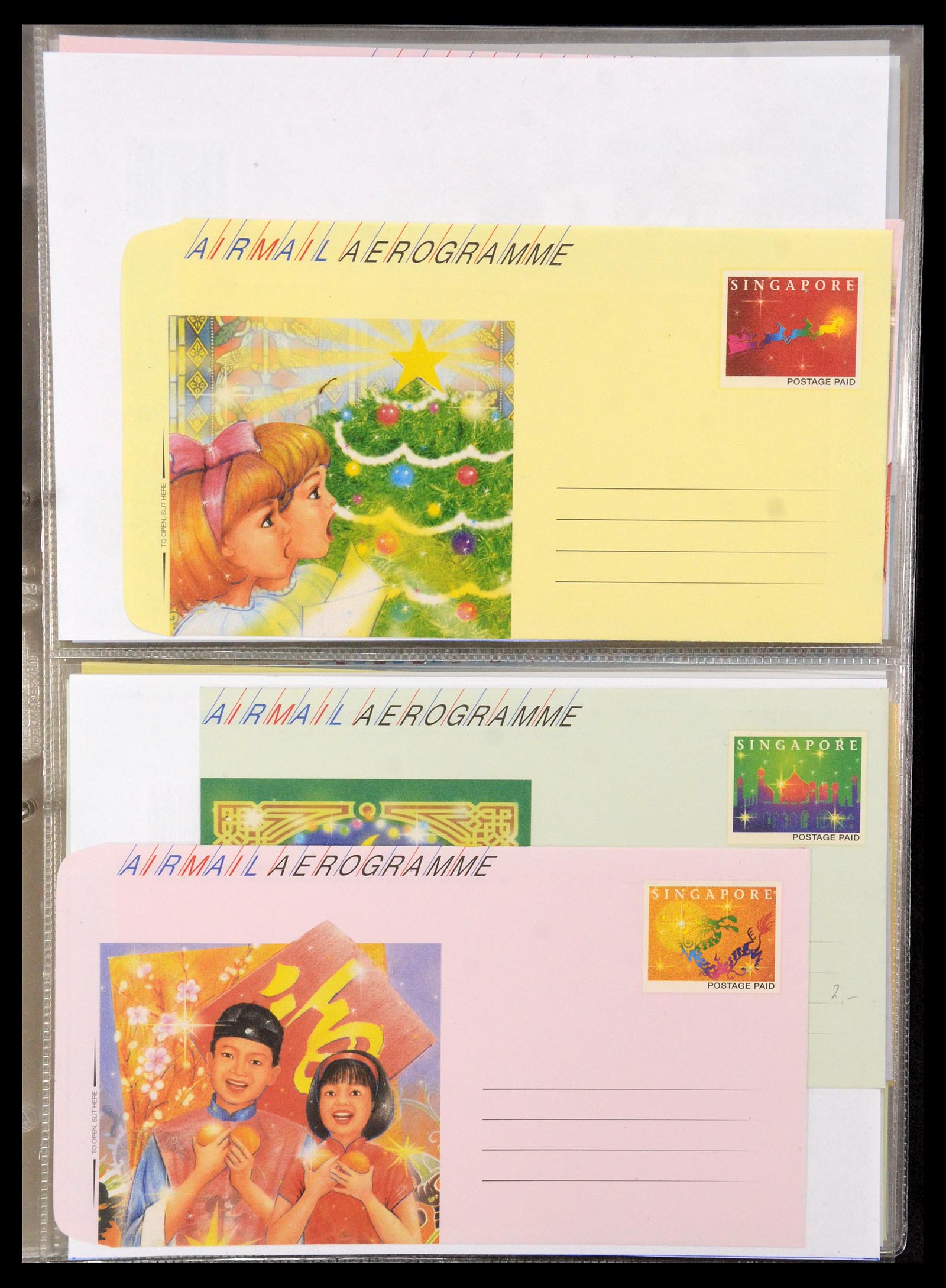 35608 013 - Postzegelverzameling 35608 Luchtpost brieven.