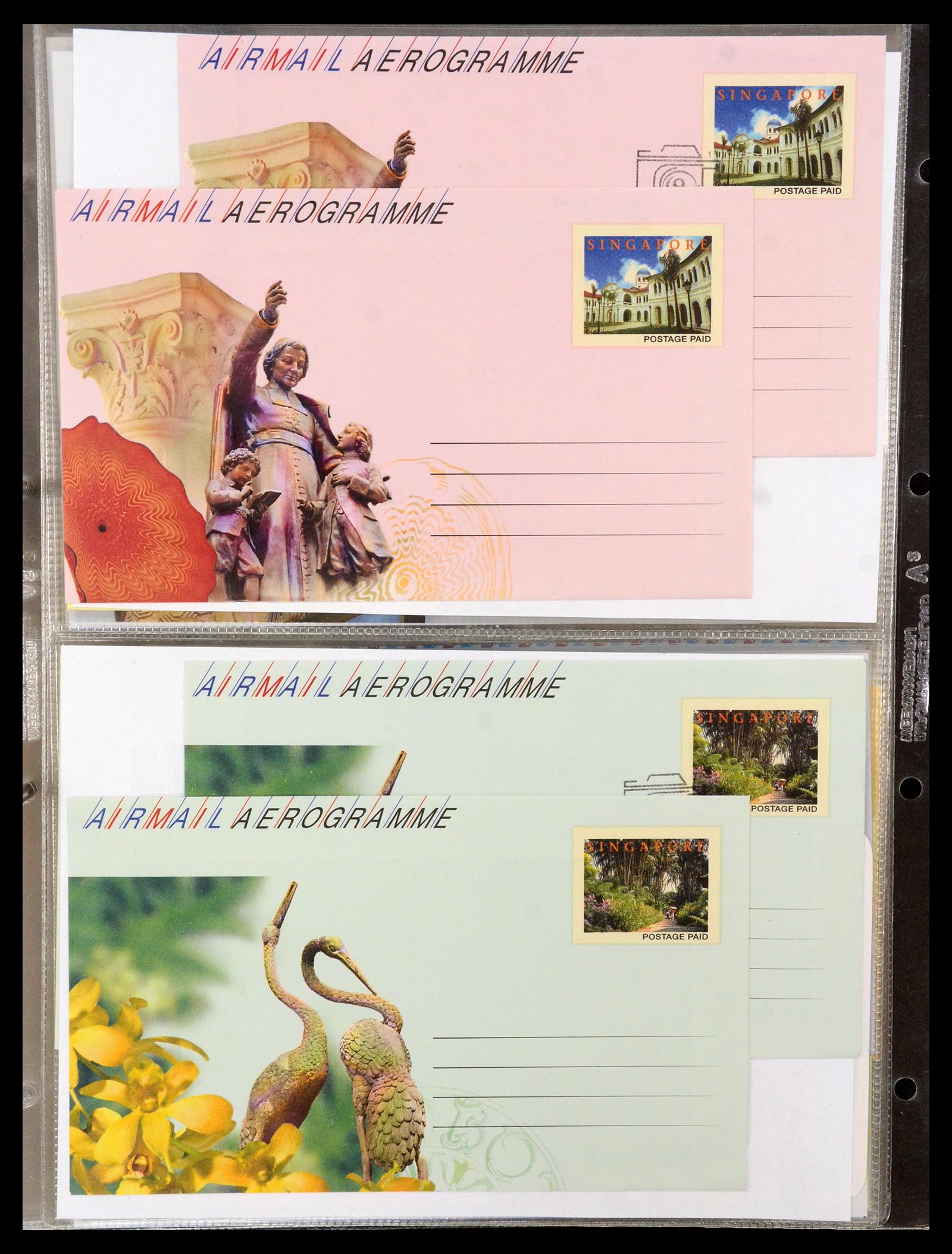 35608 014 - Postzegelverzameling 35608 Luchtpost brieven.
