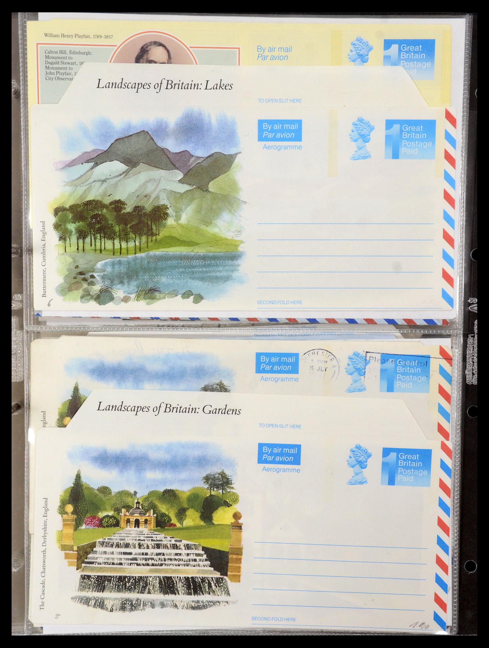 35608 024 - Postzegelverzameling 35608 Luchtpost brieven.