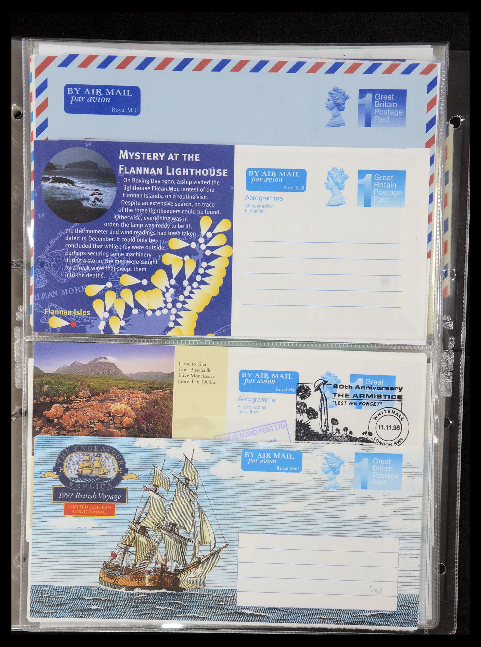 35608 034 - Postzegelverzameling 35608 Luchtpost brieven.