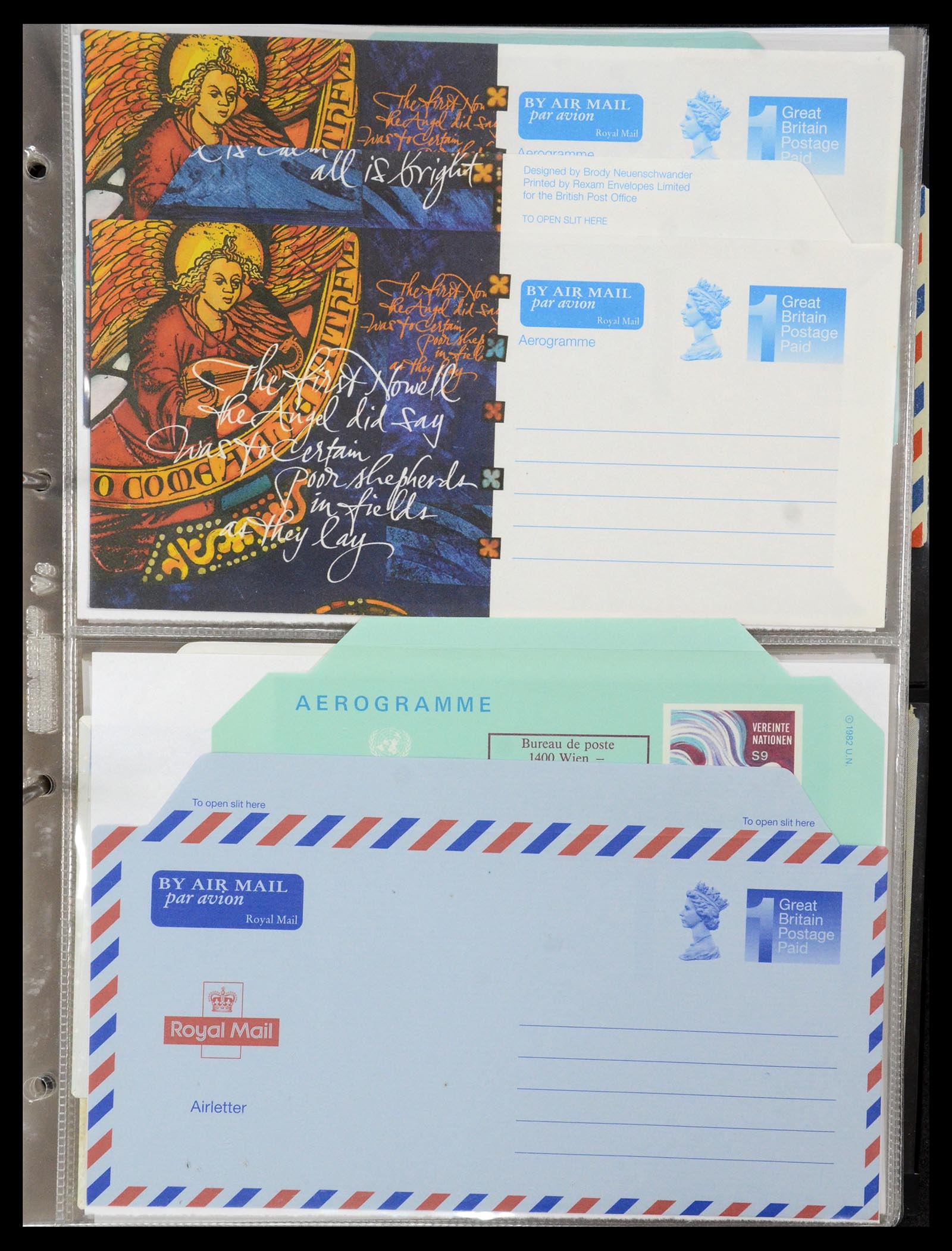 35608 037 - Postzegelverzameling 35608 Luchtpost brieven.