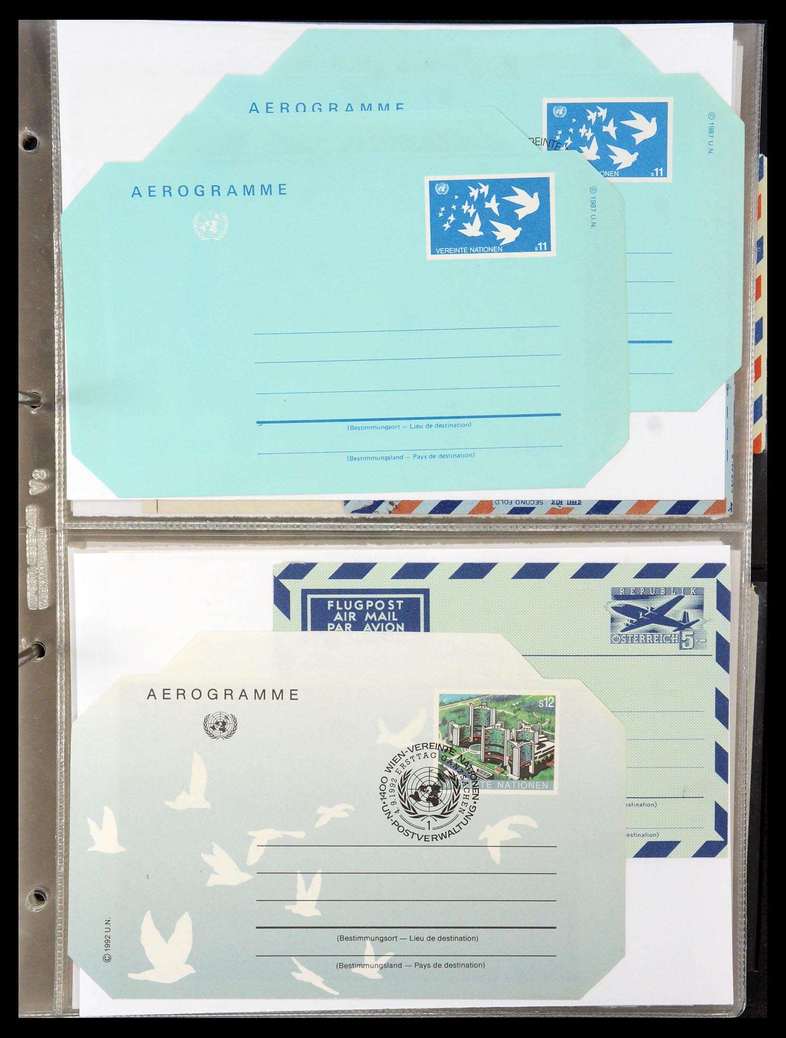 35608 039 - Postzegelverzameling 35608 Luchtpost brieven.