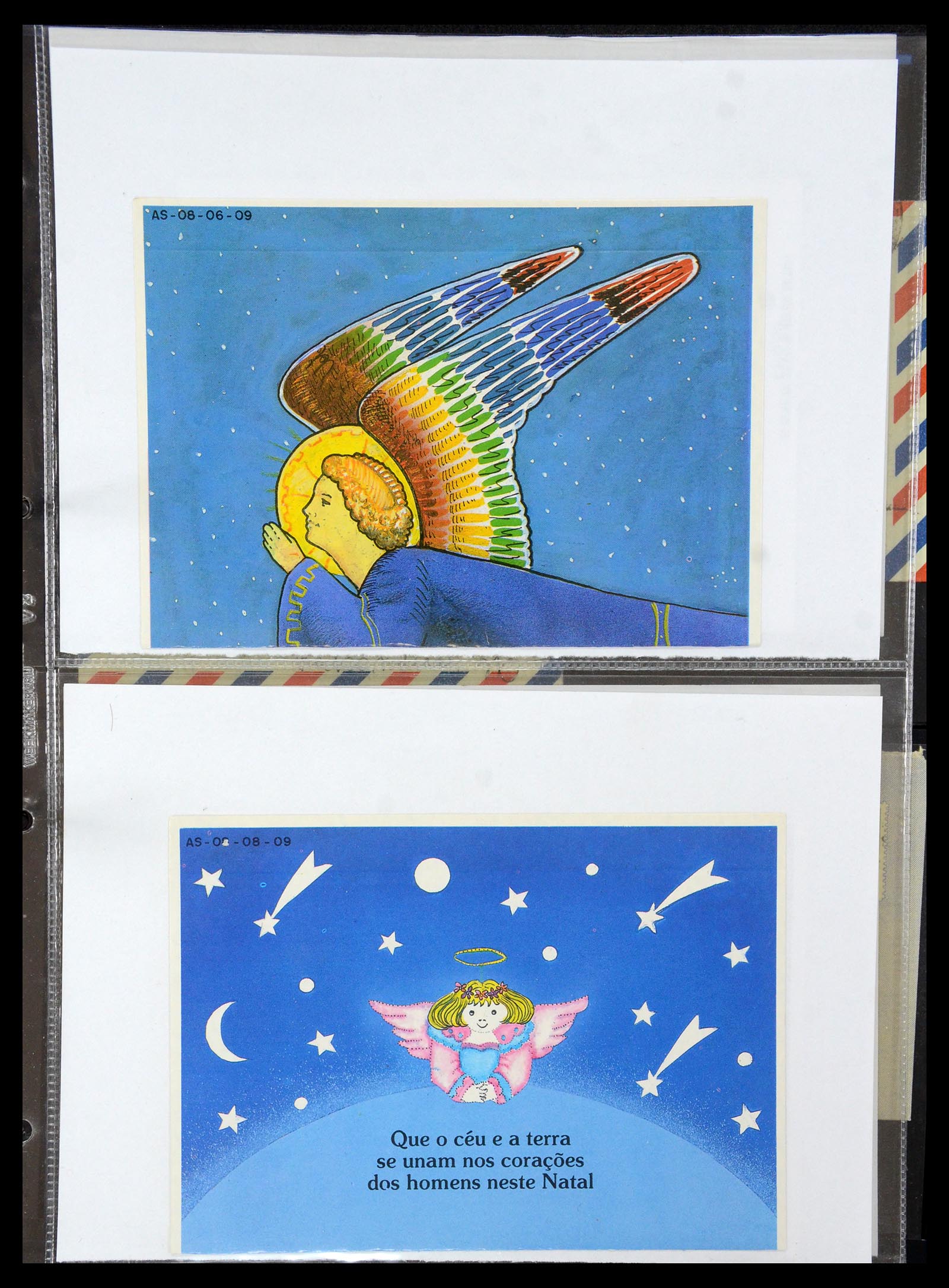 35608 055 - Postzegelverzameling 35608 Luchtpost brieven.