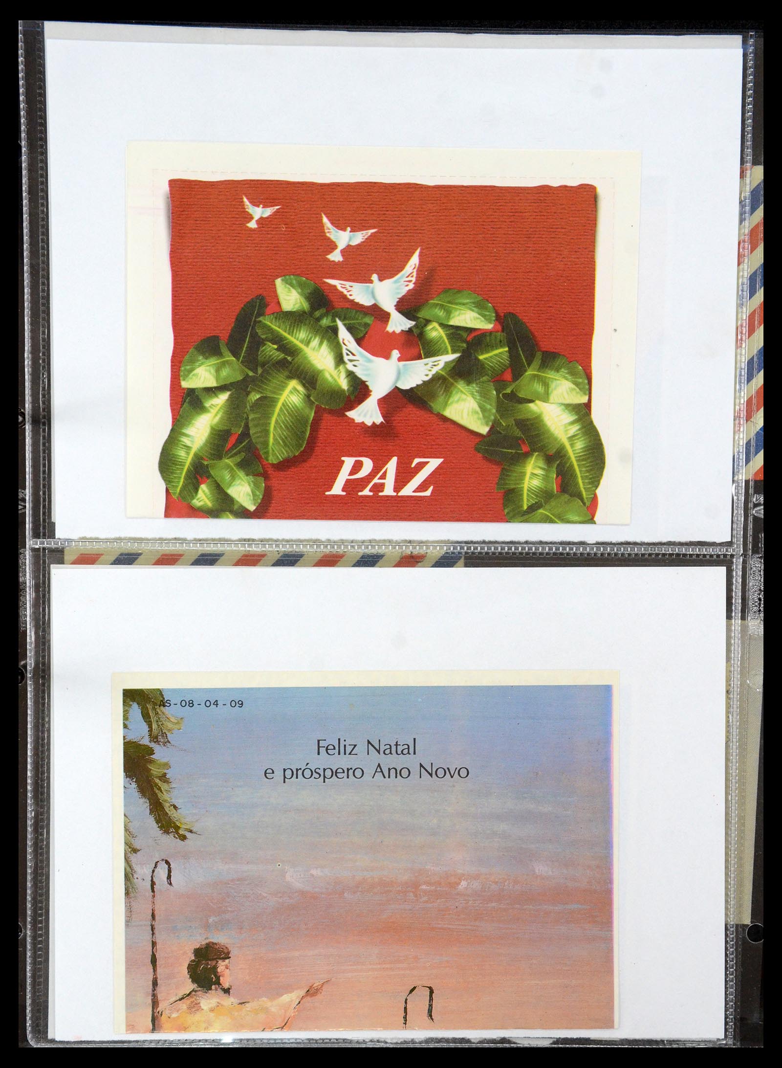 35608 056 - Postzegelverzameling 35608 Luchtpost brieven.