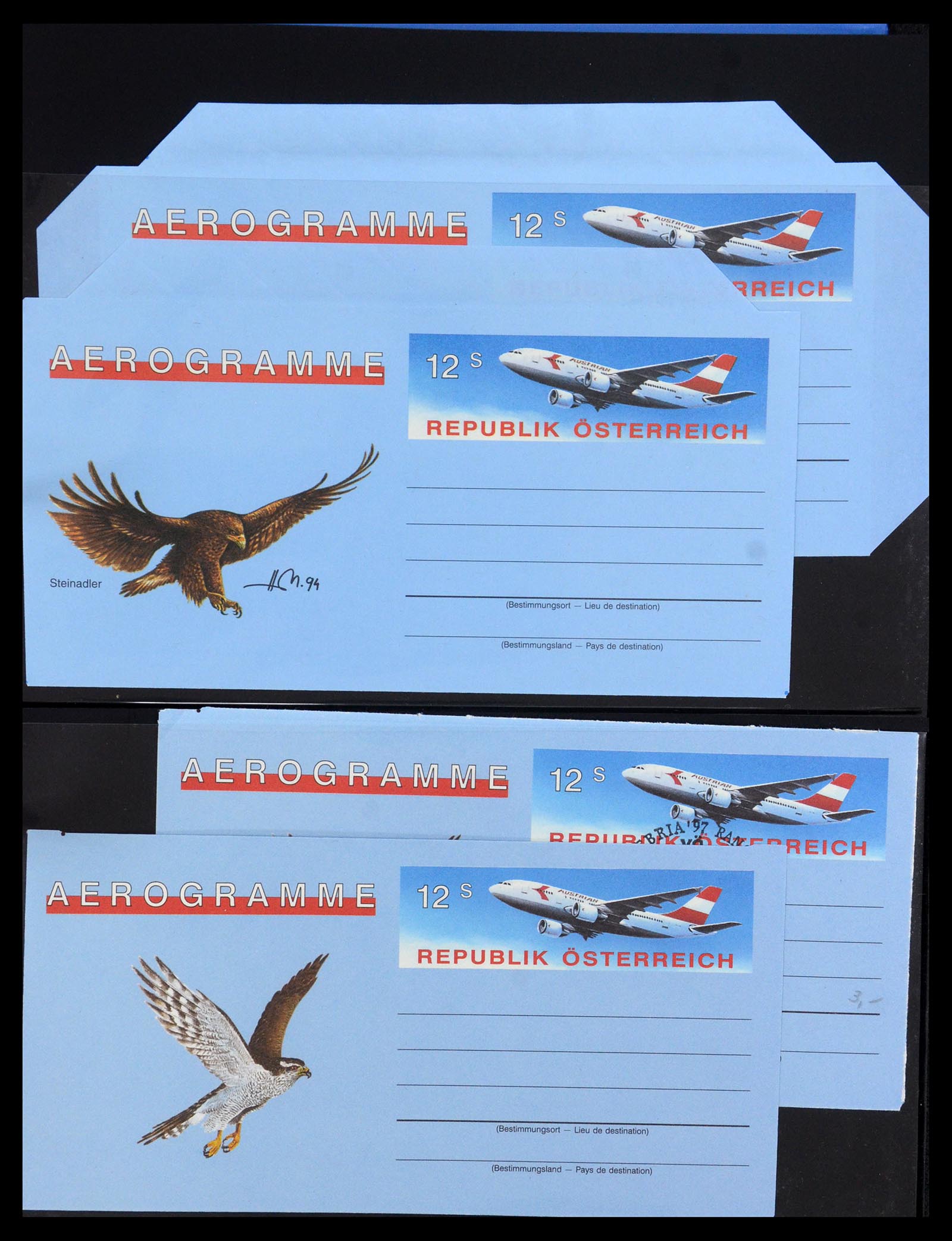 35608 061 - Postzegelverzameling 35608 Luchtpost brieven.