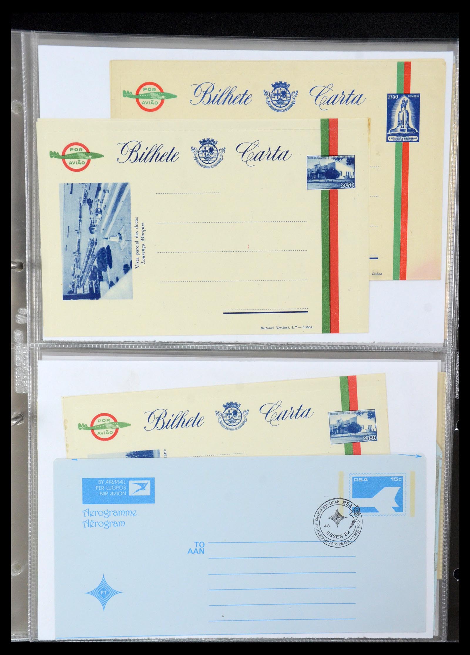 35608 086 - Postzegelverzameling 35608 Luchtpost brieven.