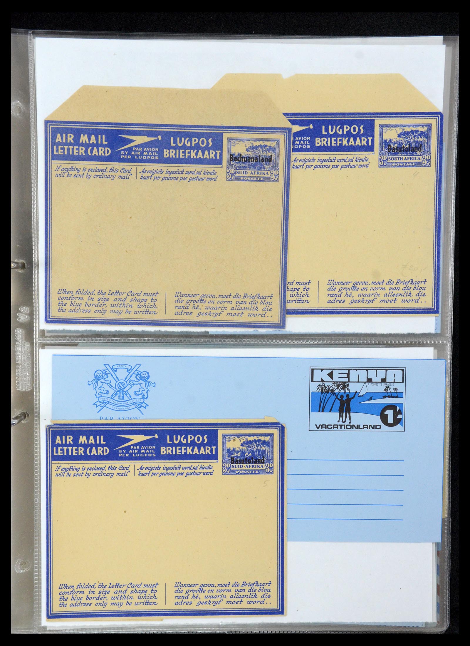 35608 095 - Stamp Collection 35608 Air letter sheets.