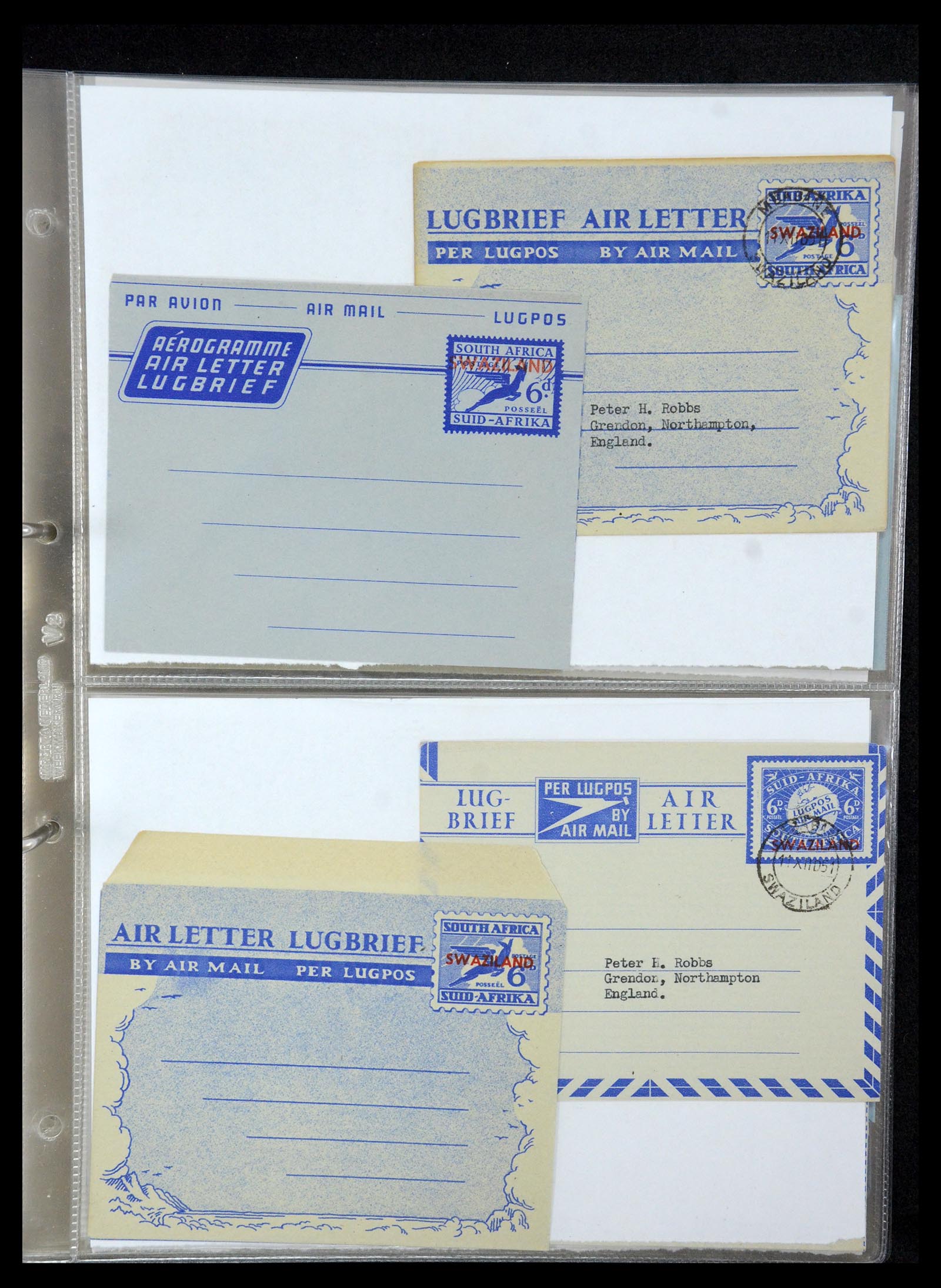 35608 103 - Postzegelverzameling 35608 Luchtpost brieven.