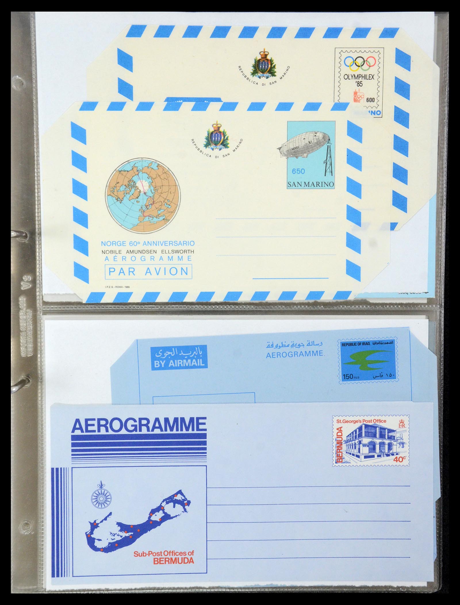 35608 109 - Postzegelverzameling 35608 Luchtpost brieven.