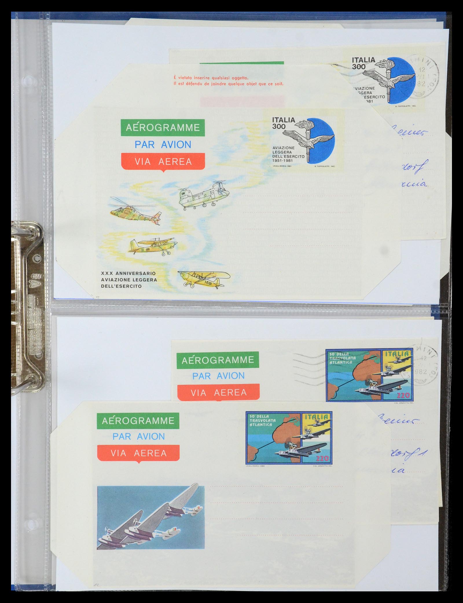 35608 135 - Postzegelverzameling 35608 Luchtpost brieven.