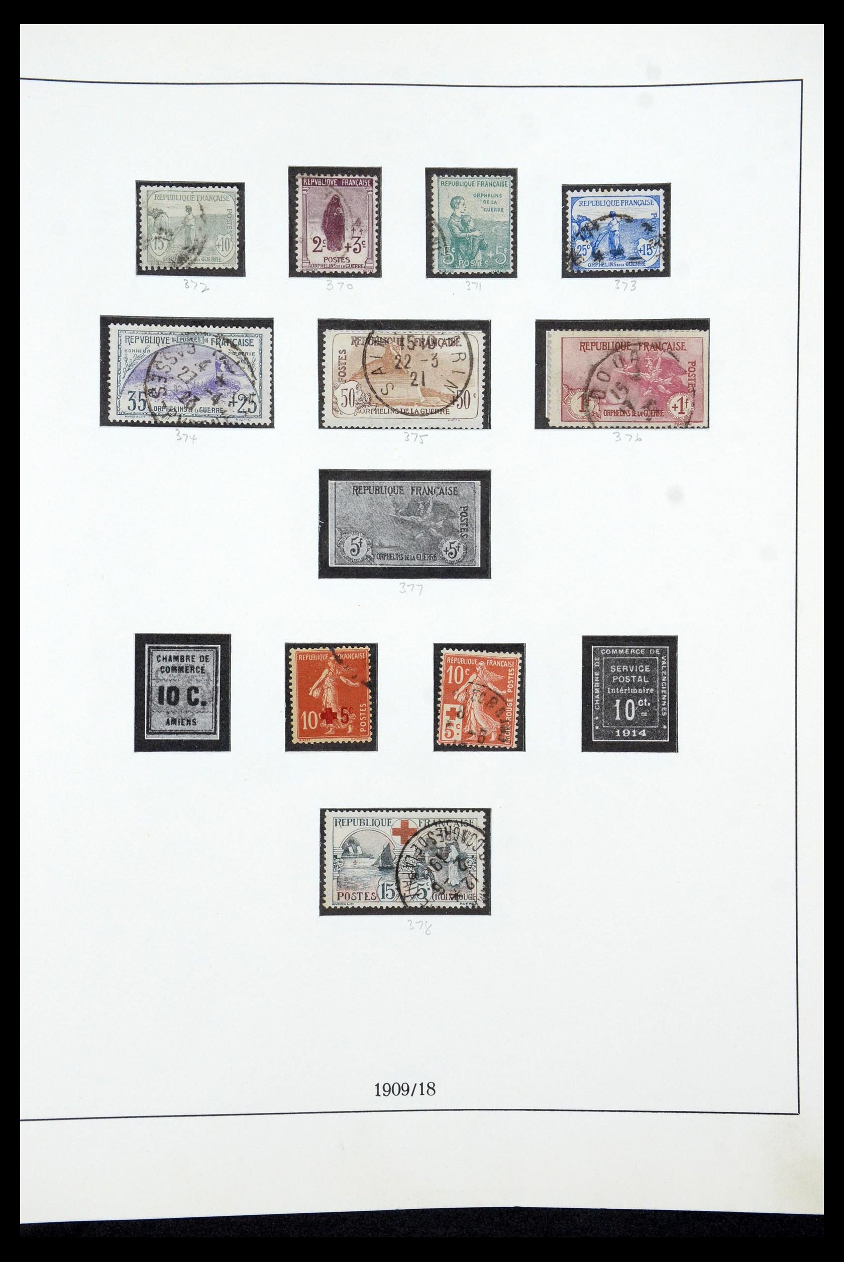 35610 016 - Postzegelverzameling 35610 Frankrijk 1849-1980.