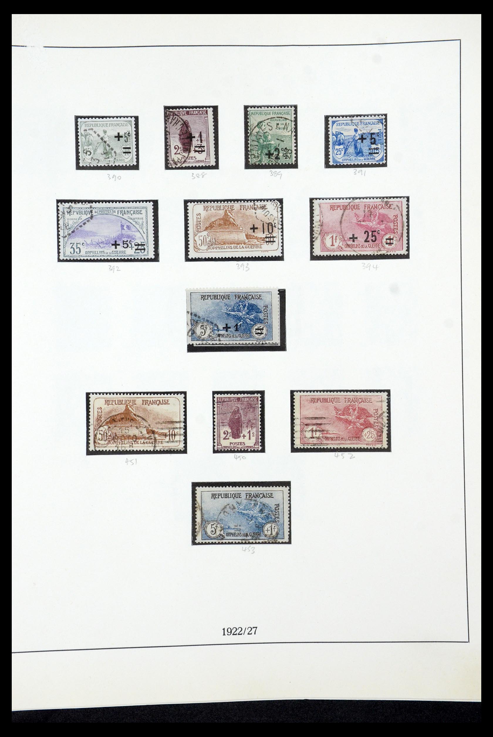 35610 017 - Postzegelverzameling 35610 Frankrijk 1849-1980.