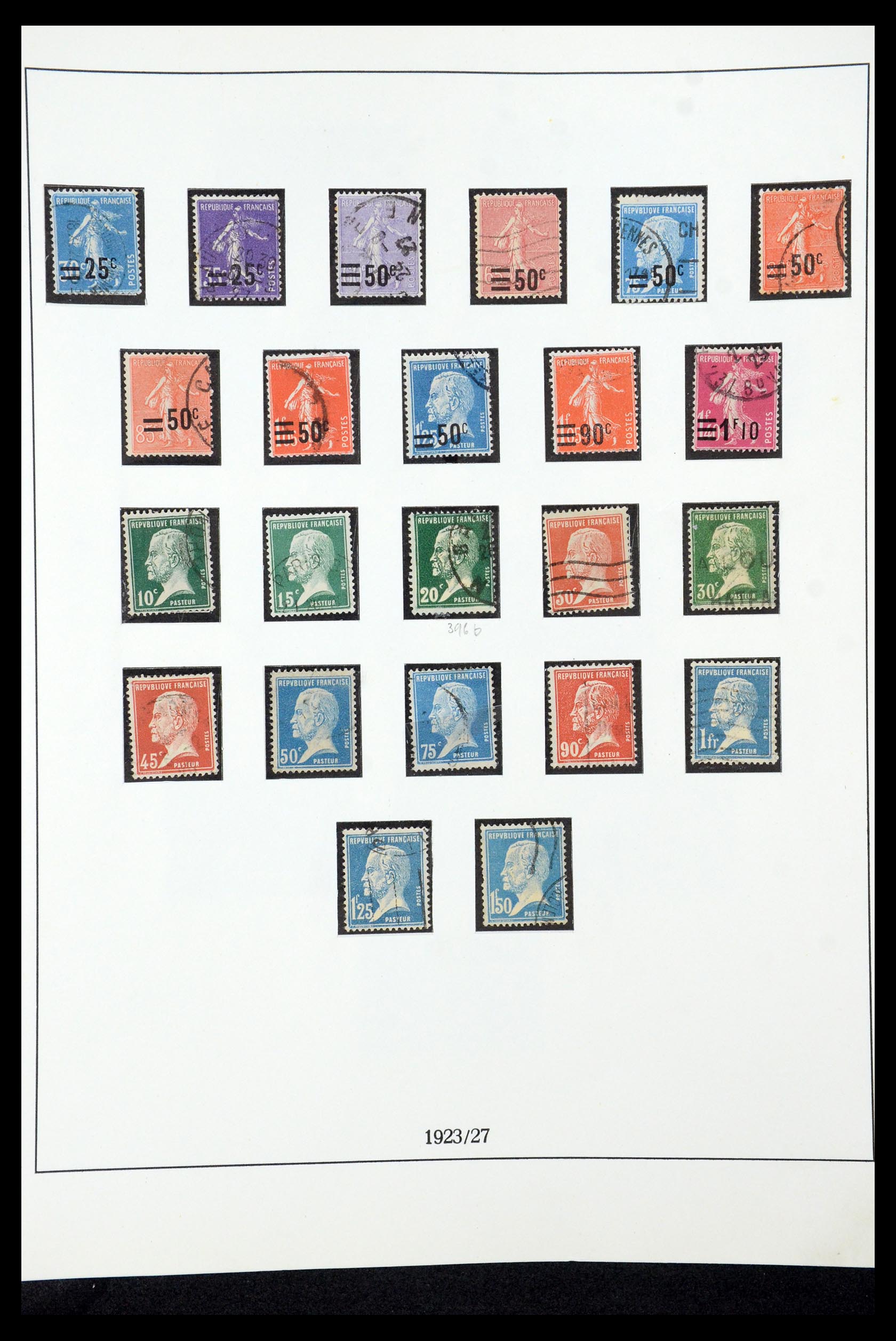 35610 018 - Postzegelverzameling 35610 Frankrijk 1849-1980.