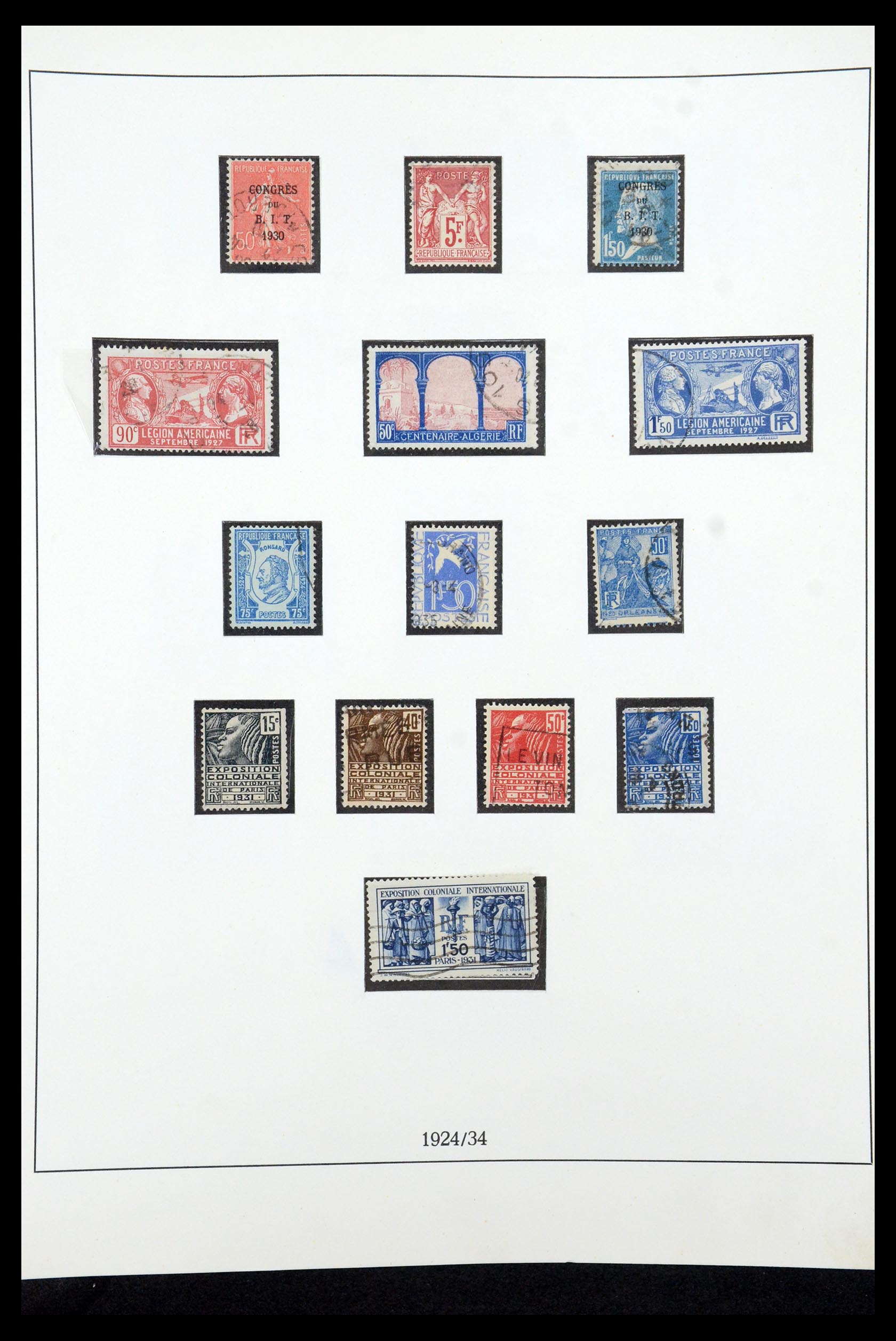 35610 020 - Postzegelverzameling 35610 Frankrijk 1849-1980.