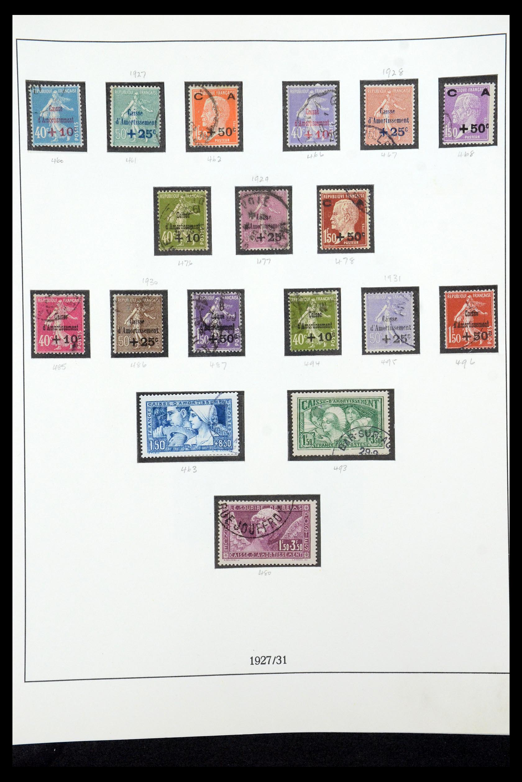 35610 022 - Postzegelverzameling 35610 Frankrijk 1849-1980.