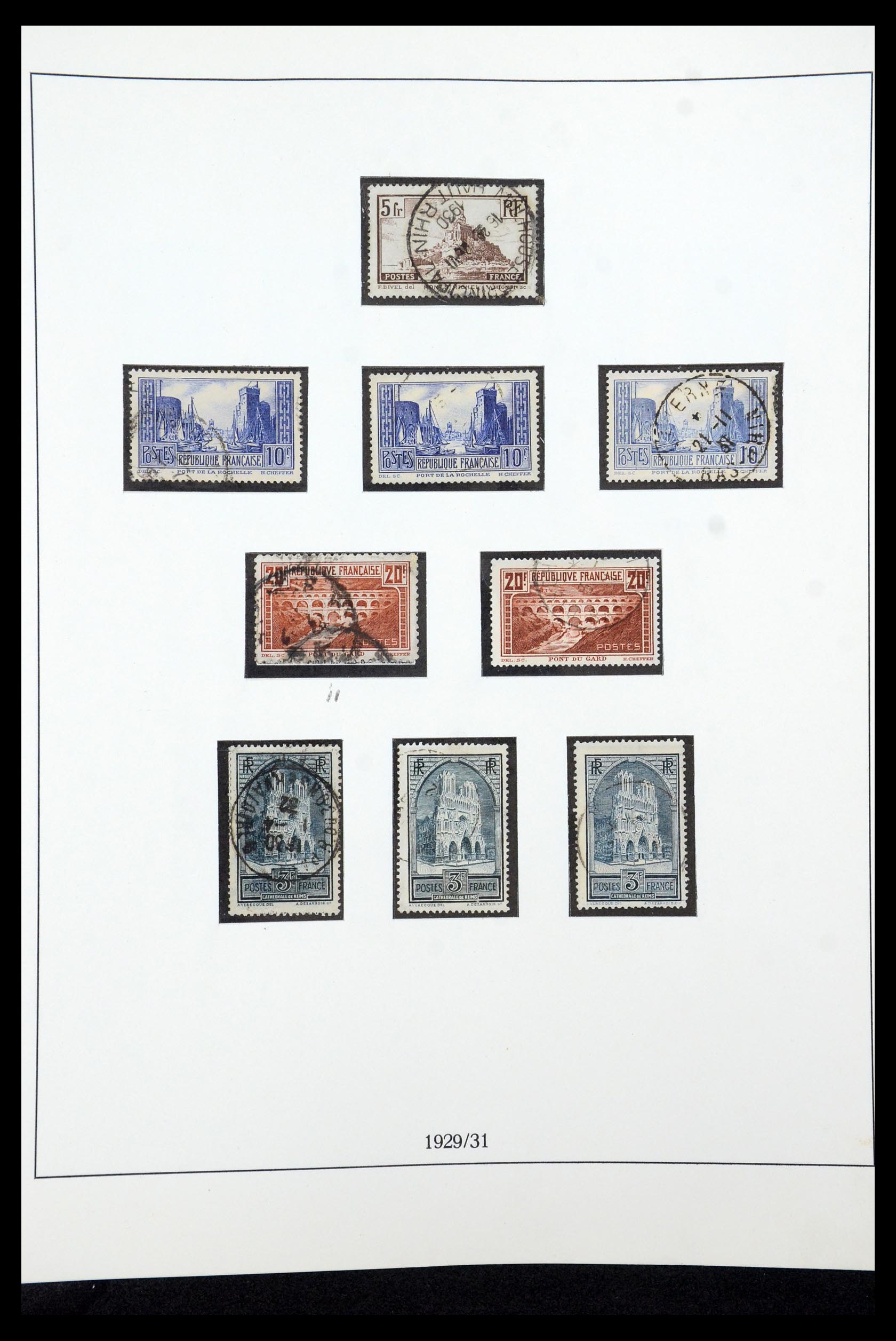 35610 024 - Postzegelverzameling 35610 Frankrijk 1849-1980.