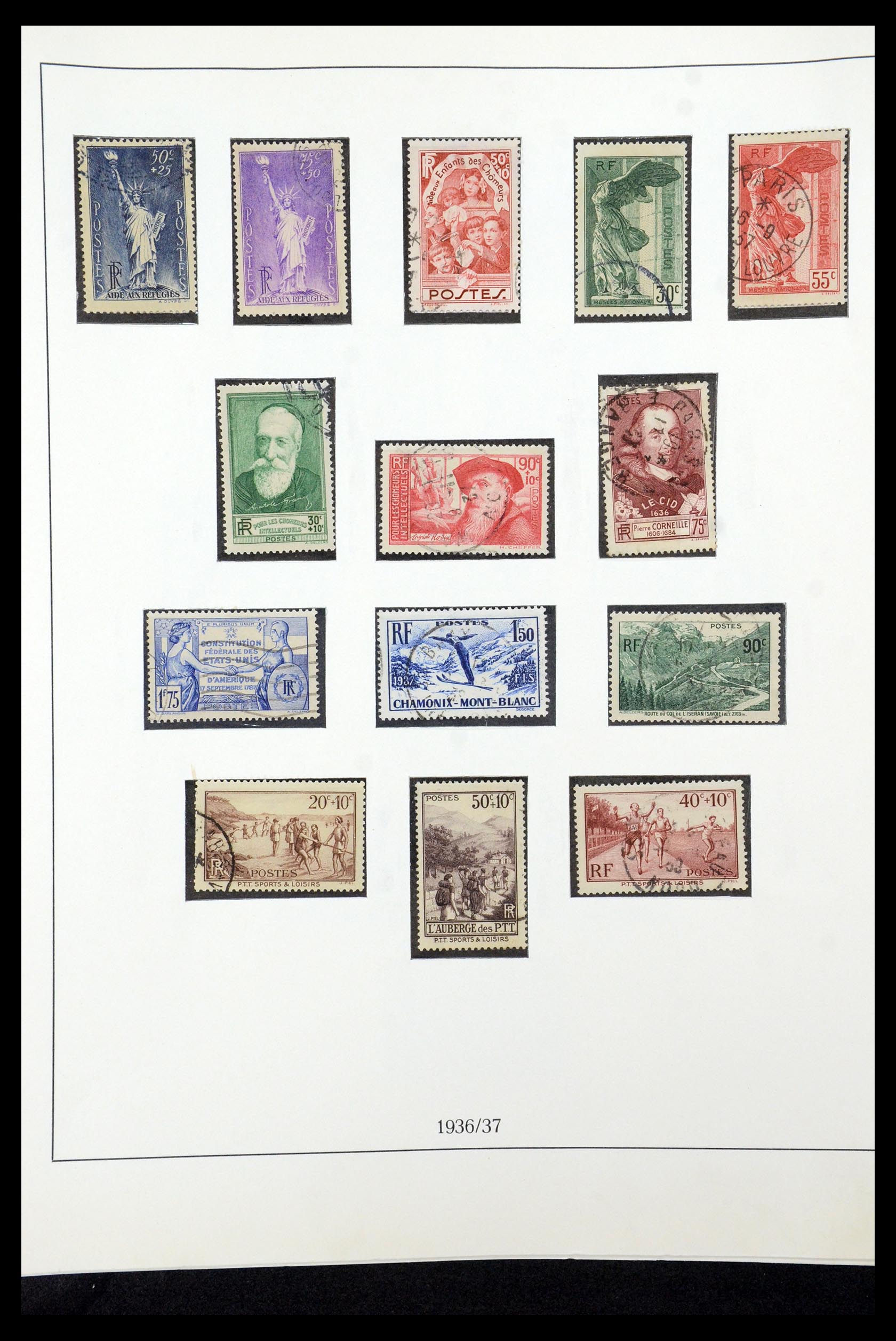 35610 026 - Postzegelverzameling 35610 Frankrijk 1849-1980.