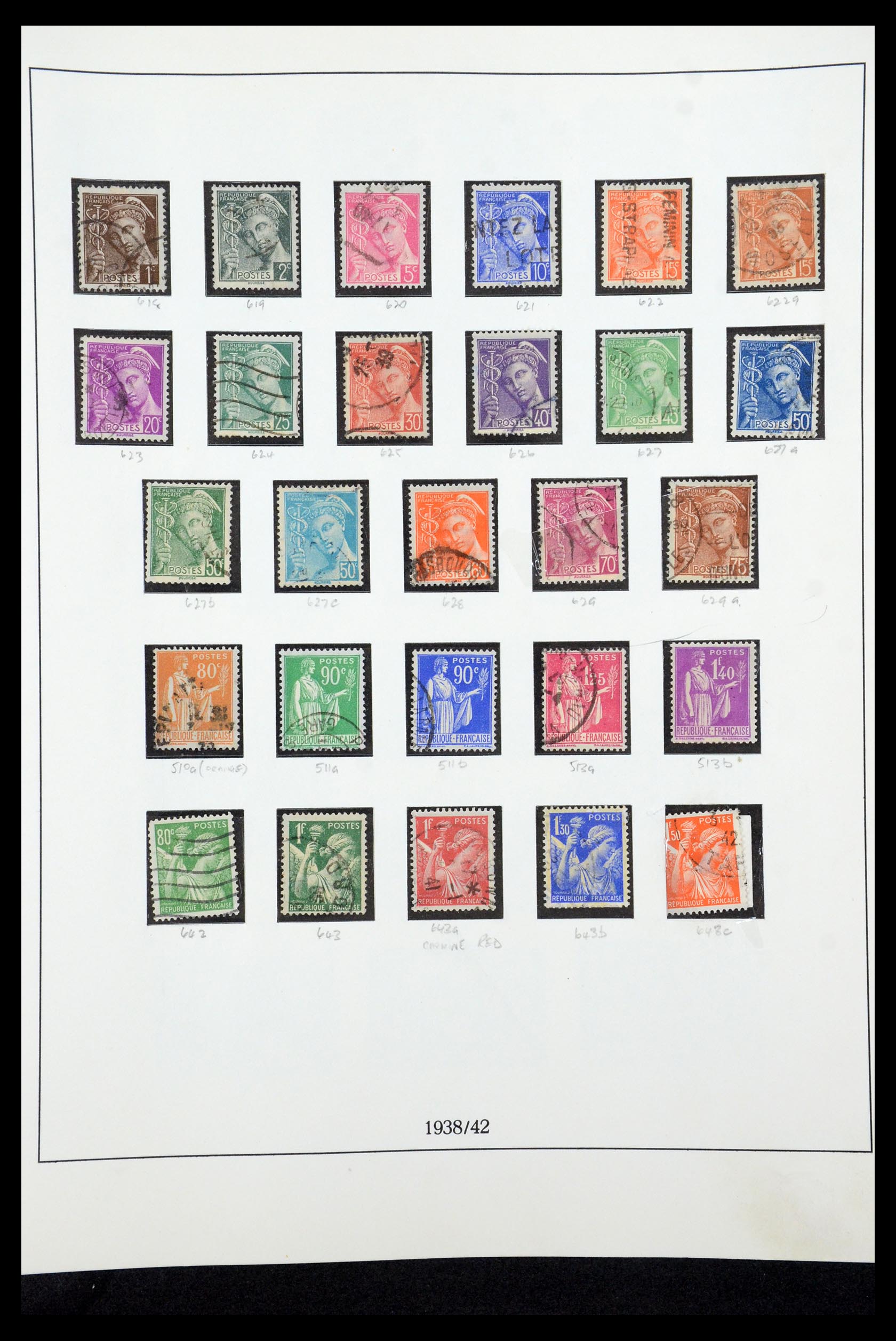 35610 030 - Postzegelverzameling 35610 Frankrijk 1849-1980.