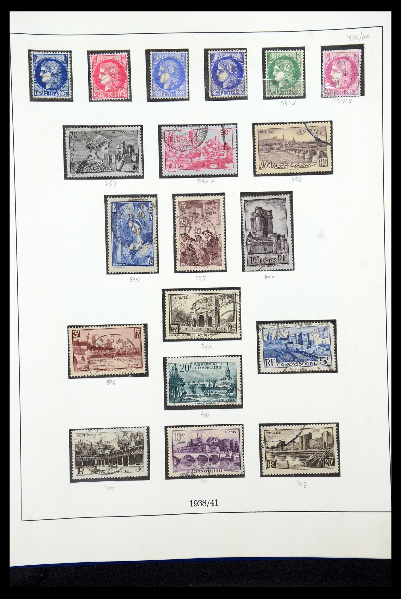 35610 031 - Postzegelverzameling 35610 Frankrijk 1849-1980.