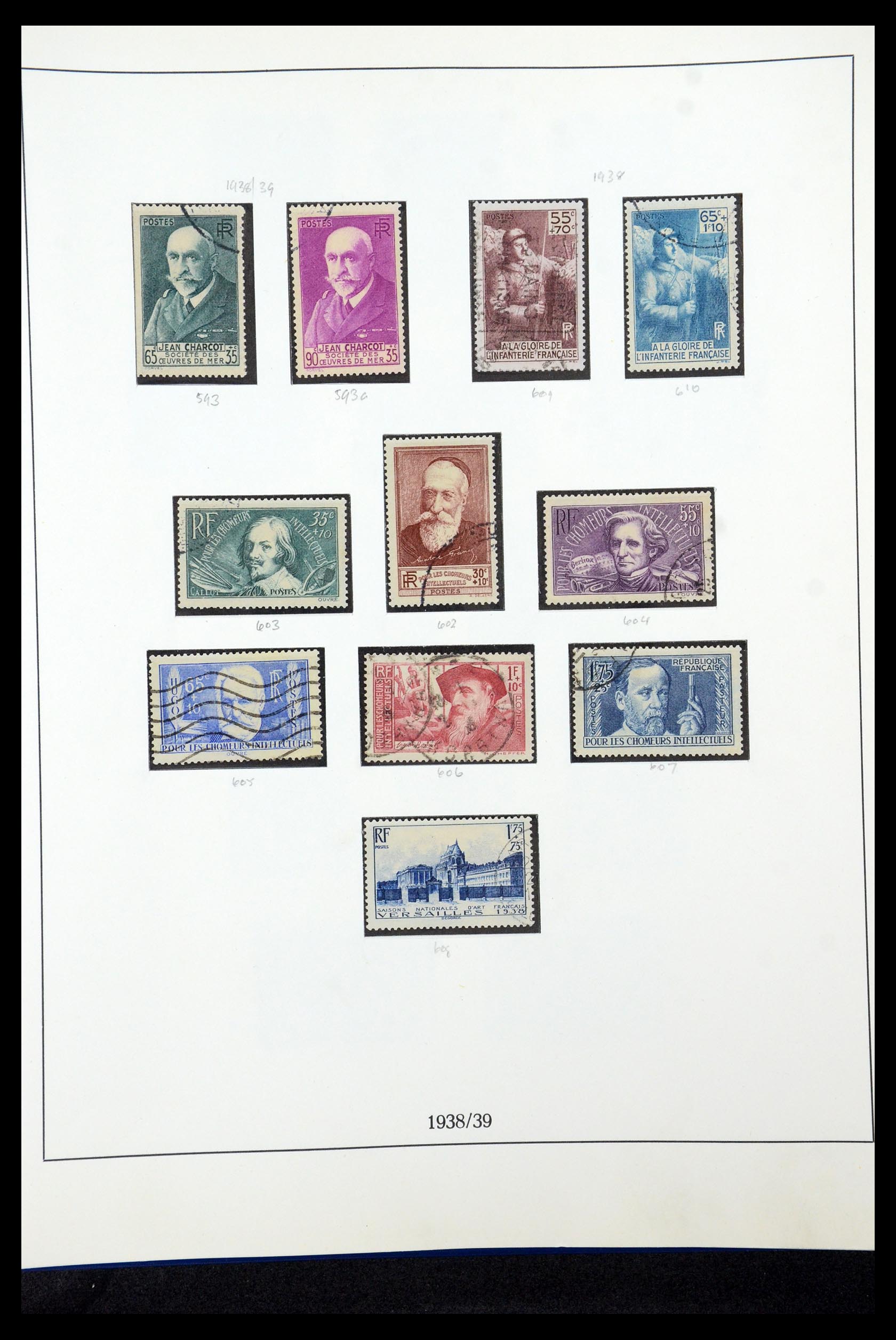 35610 032 - Postzegelverzameling 35610 Frankrijk 1849-1980.