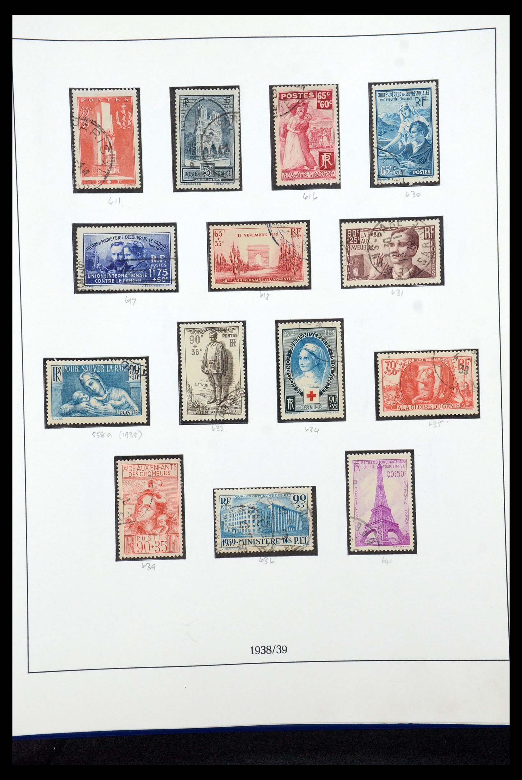 35610 034 - Postzegelverzameling 35610 Frankrijk 1849-1980.