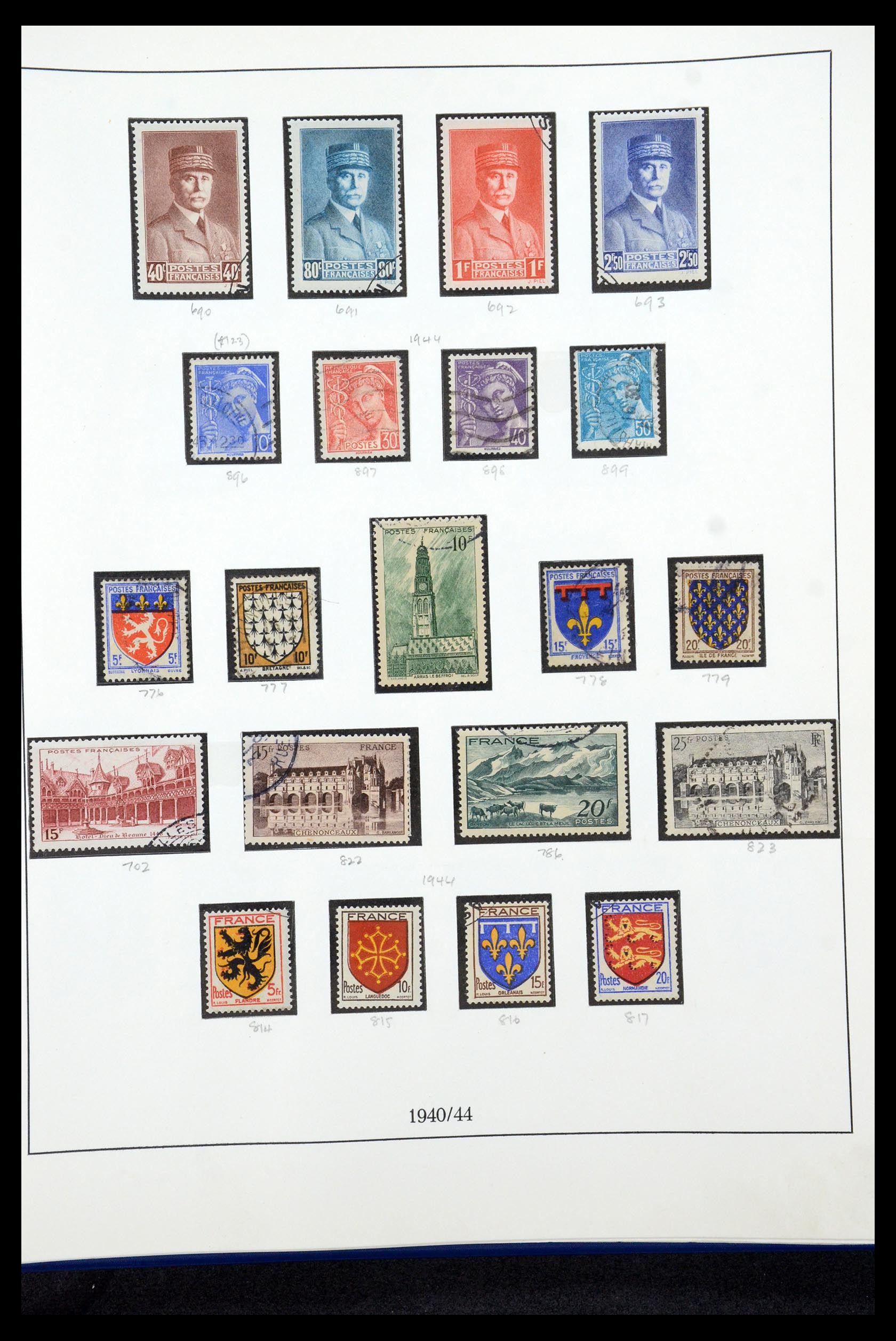 35610 040 - Postzegelverzameling 35610 Frankrijk 1849-1980.