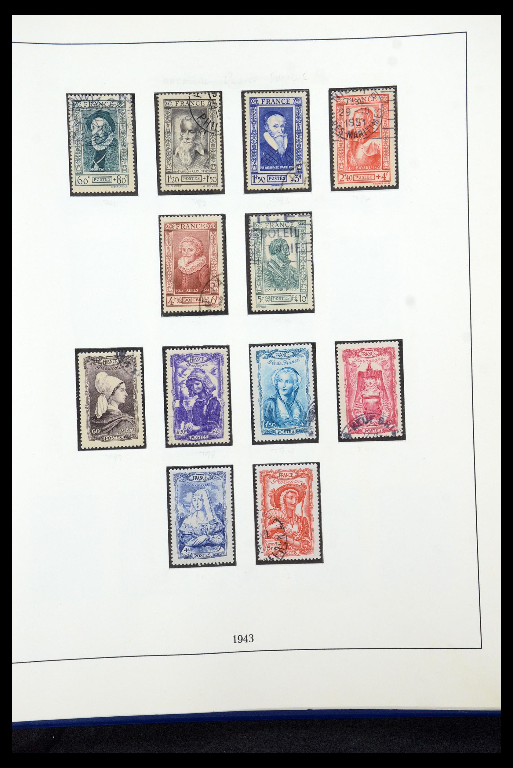 35610 045 - Postzegelverzameling 35610 Frankrijk 1849-1980.
